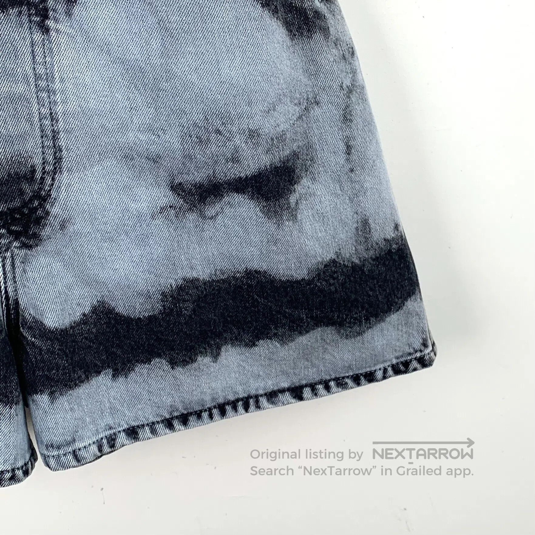 Dior Dior Blue Tie-Dye Cotton Denim Overalls Jumpsuit| Size 39" - 5 Thumbnail