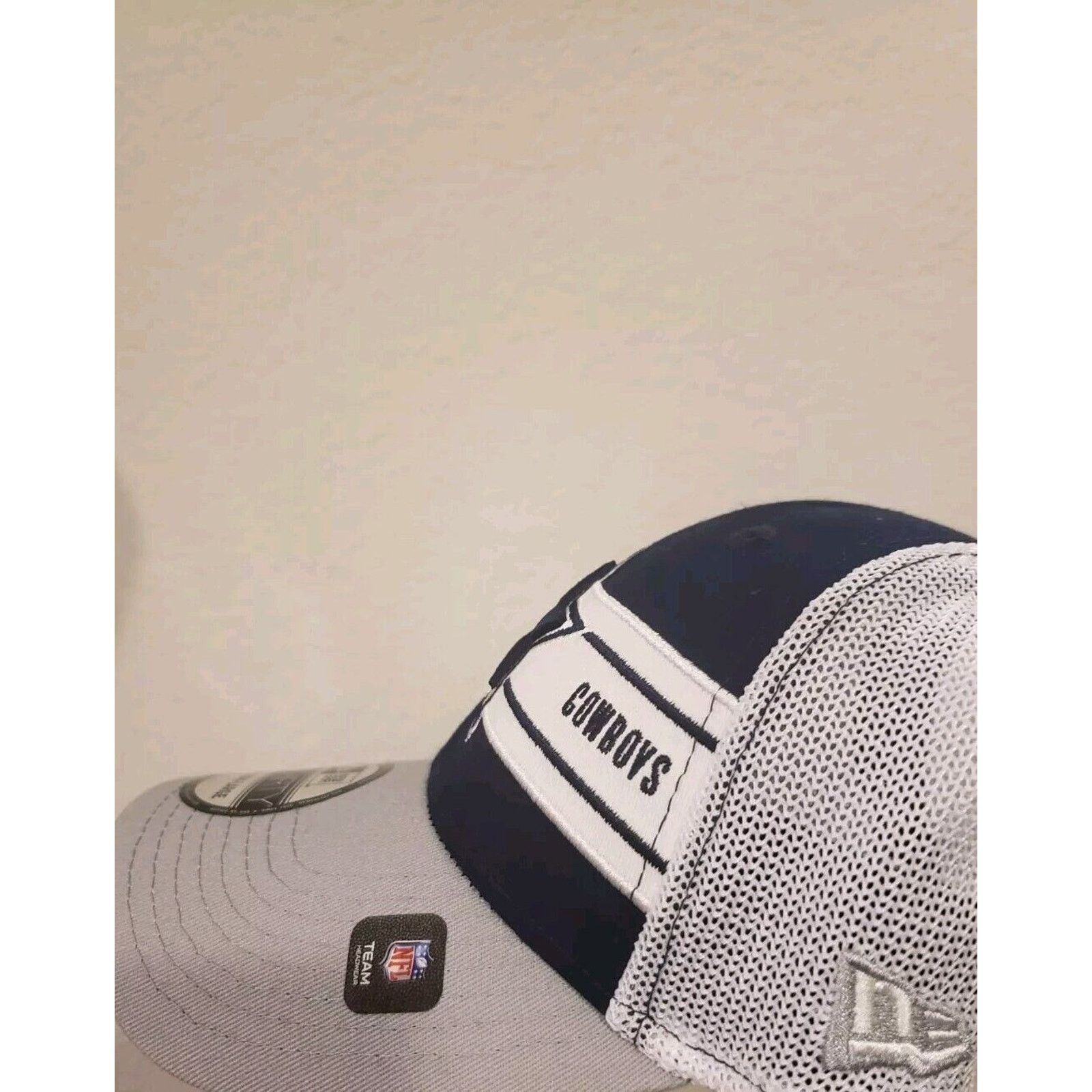 New Era Dallas Cowboys Hat Cap Stretch Fit 39Thirty Gray M/L New Era Size ONE SIZE - 4 Thumbnail