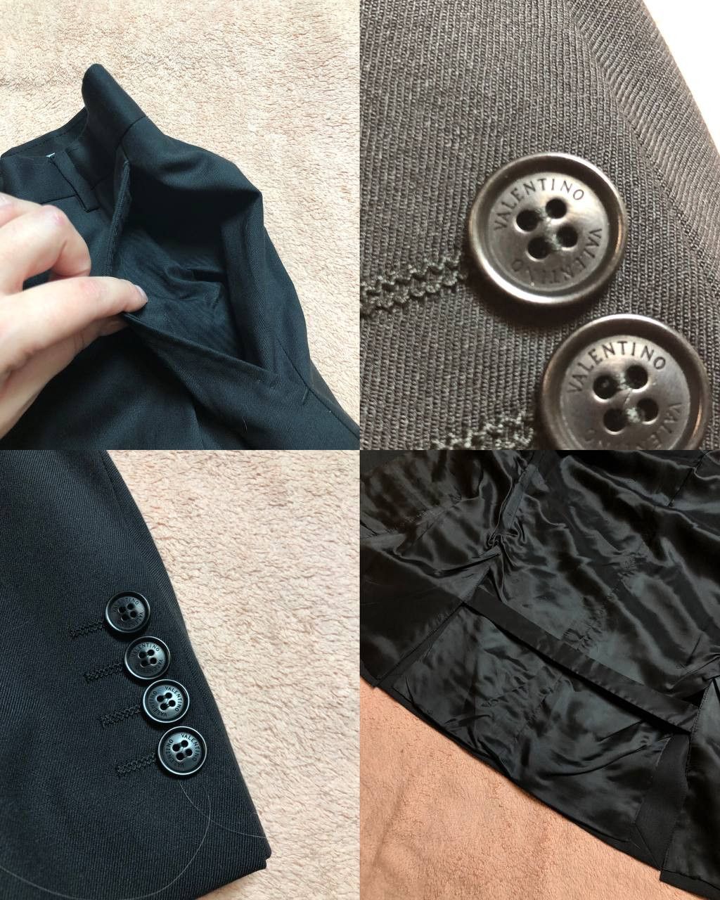 Valentino Valentino Vintage Wool Suit Size 46S - 23 Thumbnail