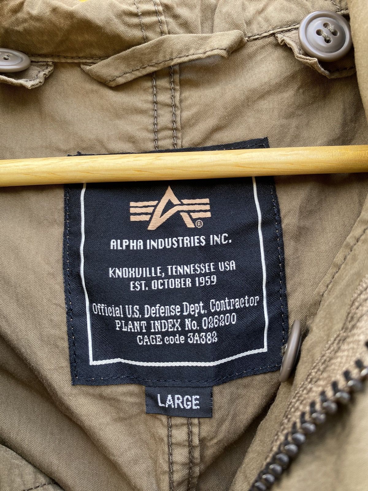 Alpha Industries × Vintage Vintage Alpha industrial parka fishtail jacket Size US L / EU 52-54 / 3 - 19 Thumbnail