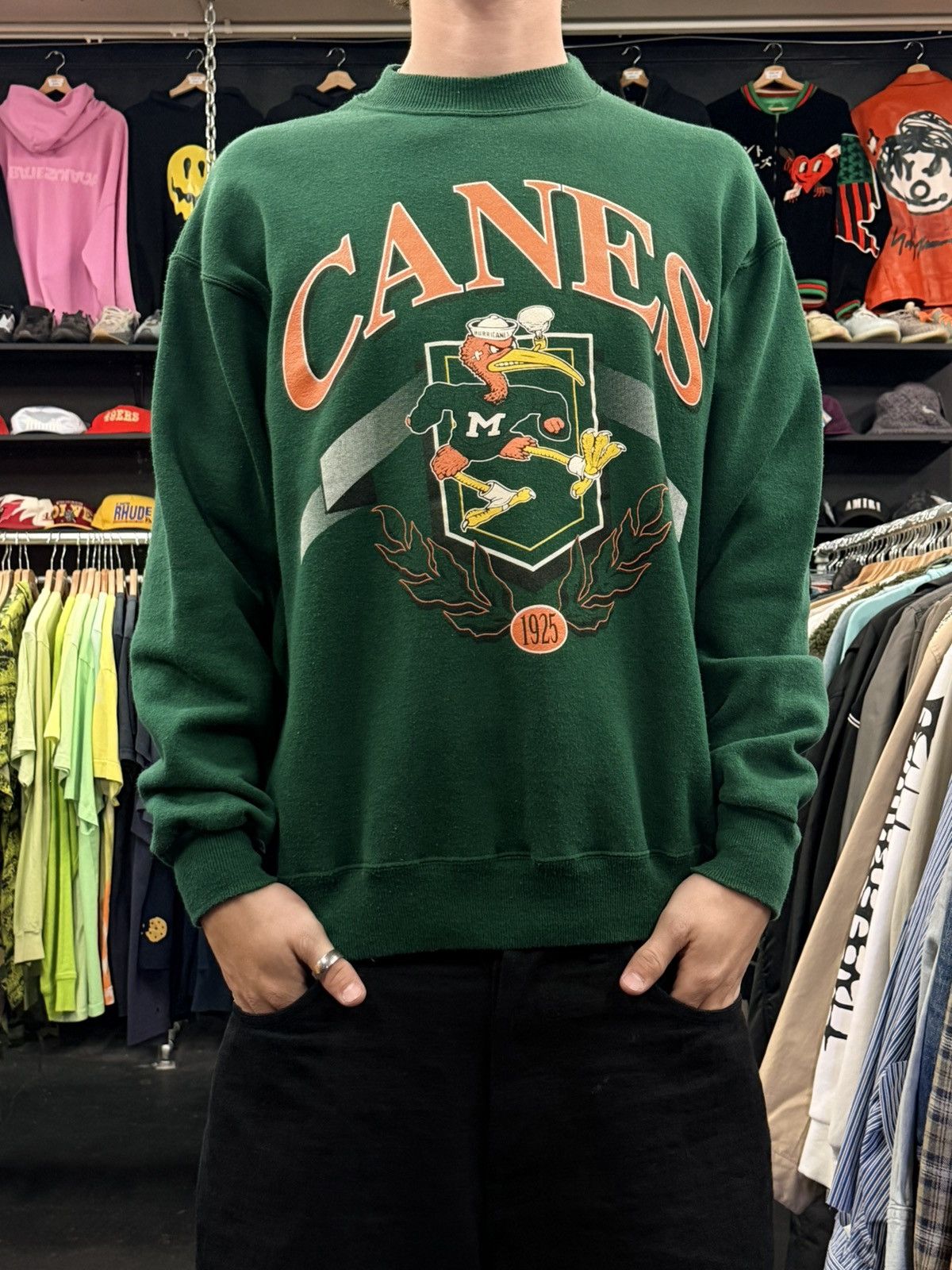 Vintage Vintage 90’s Canes Crewneck Size US L / EU 52-54 / 3 - 2 Thumbnail