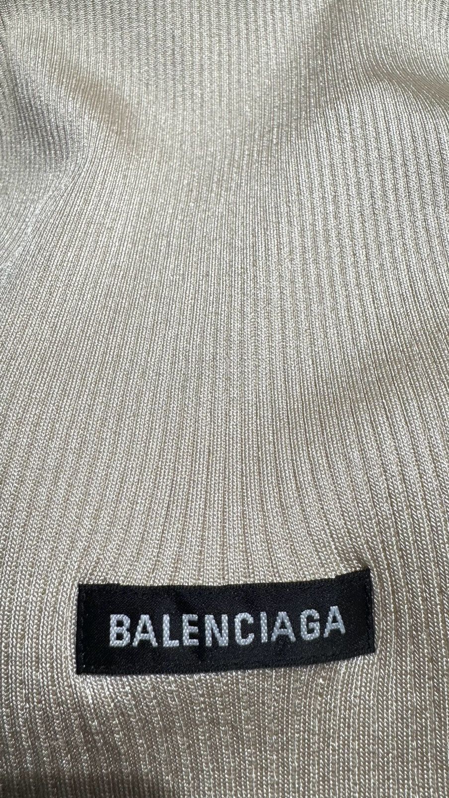 Balenciaga Balenciaga Ribbed Knit Sweater in Beige Size M / US 6-8 / IT 42-44 - 5 Thumbnail