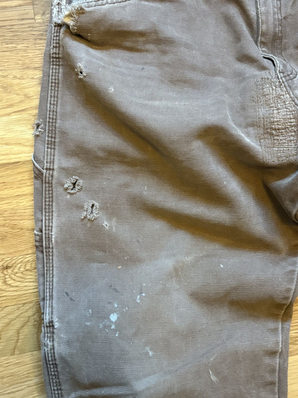 Dickies Brown 2000s Dickies Distressed and Repaired Work Pants Size US 33 - 5 Thumbnail