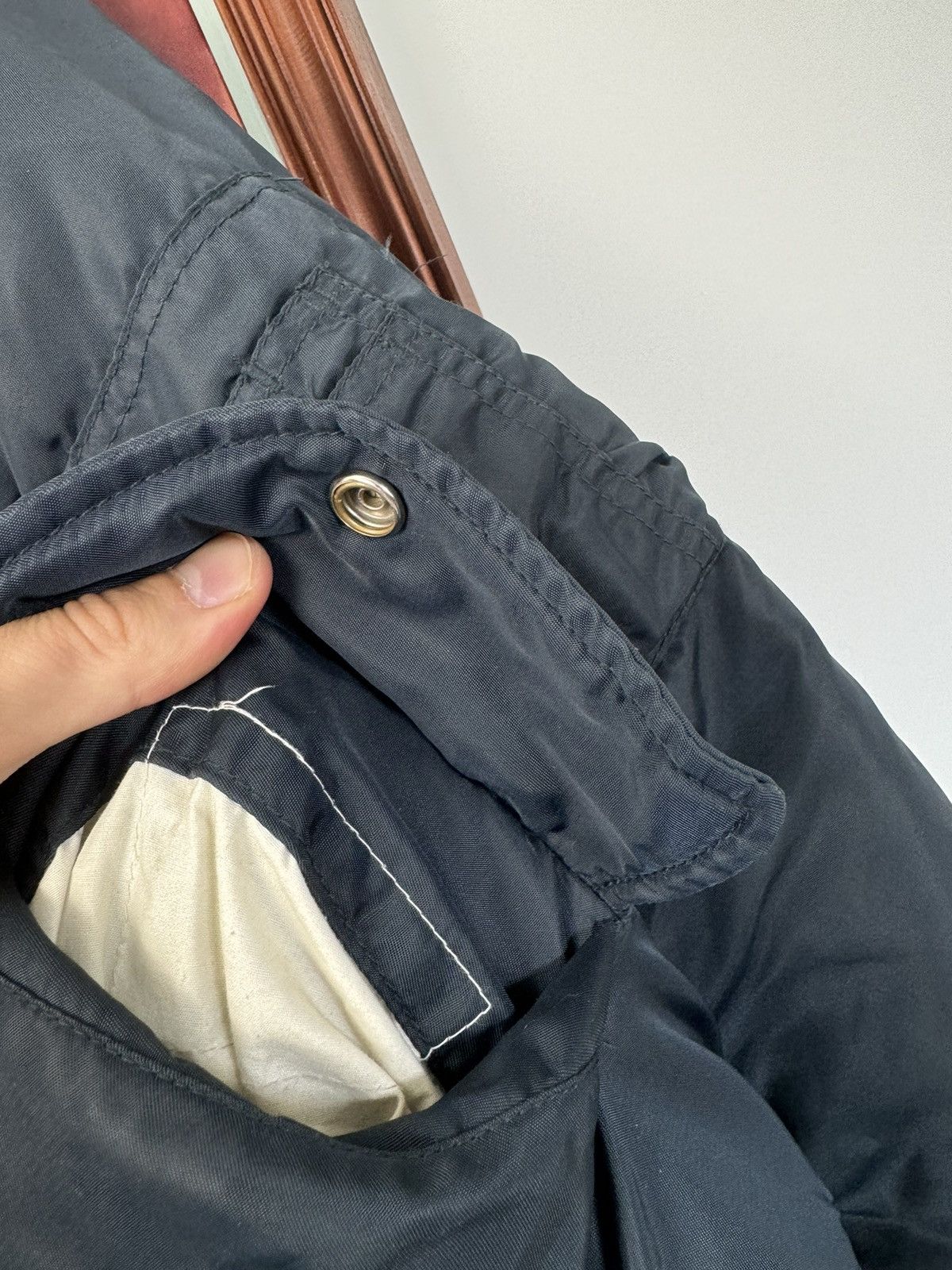 Vintage Ma1 Flyer Washed Vintage Nylon Bomber Jacket Boxy Fit Rare Size US L / EU 52-54 / 3 - 5 Thumbnail