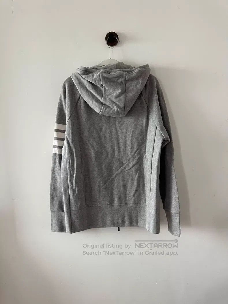 Thom Browne Thom Browne Grey Zip-Up Hoodie Size US XL / EU 56 / 4 - 2 Thumbnail
