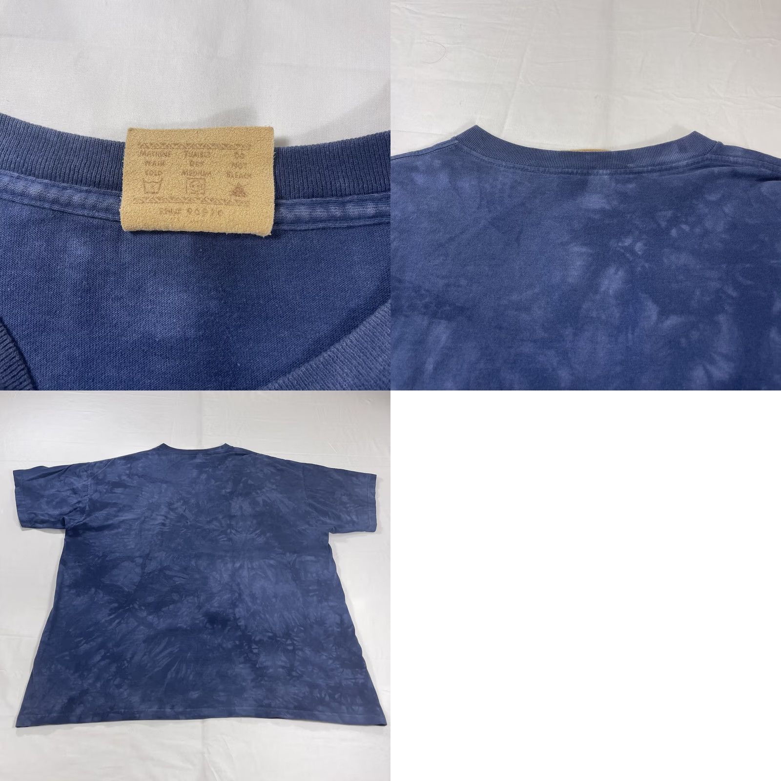 The Mountain VINTAGE The Mountain 3XL T-Shirt Tie Dye Eagle Flag AOP 2001 Robert Copple Y2K Mens Shirt Blue 3XL Eagle Flag Vintage Autograph? Size US XXL / EU 58 / 5 - 9 Thumbnail