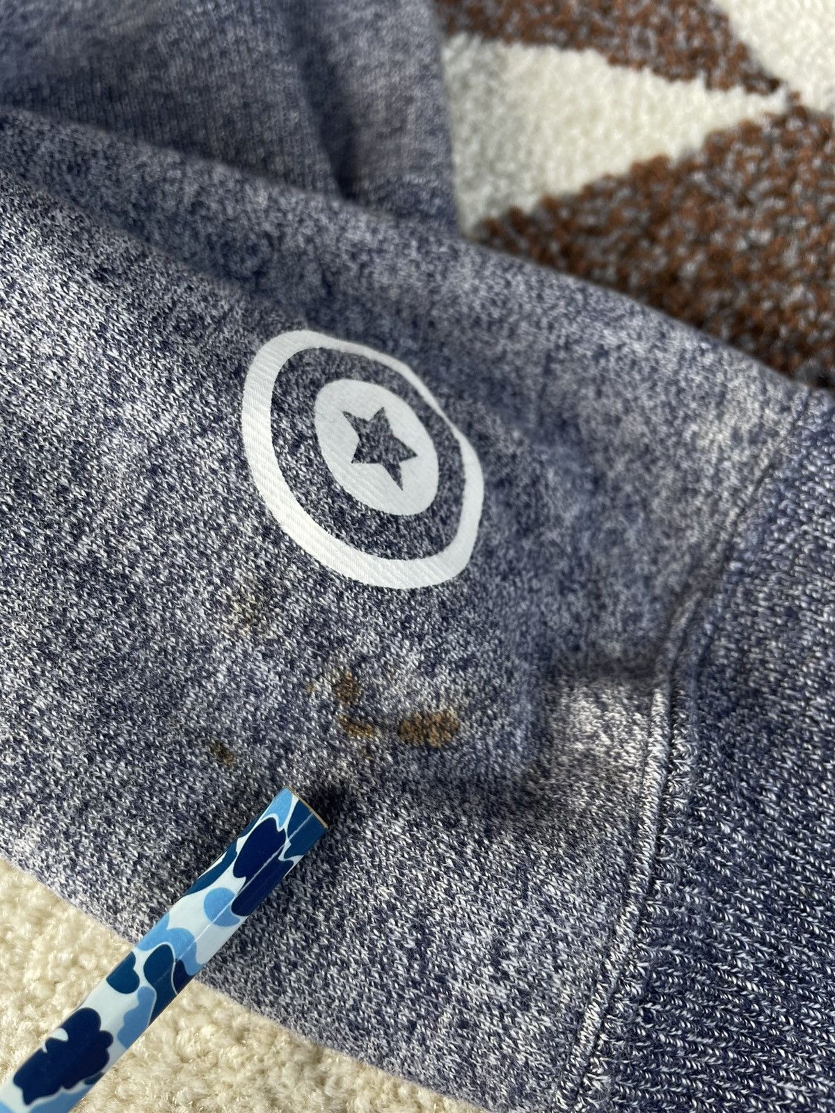 Bape Bape Half Camo Shark Fullzip Hoodie Size US L / EU 52-54 / 3 - 16 Thumbnail