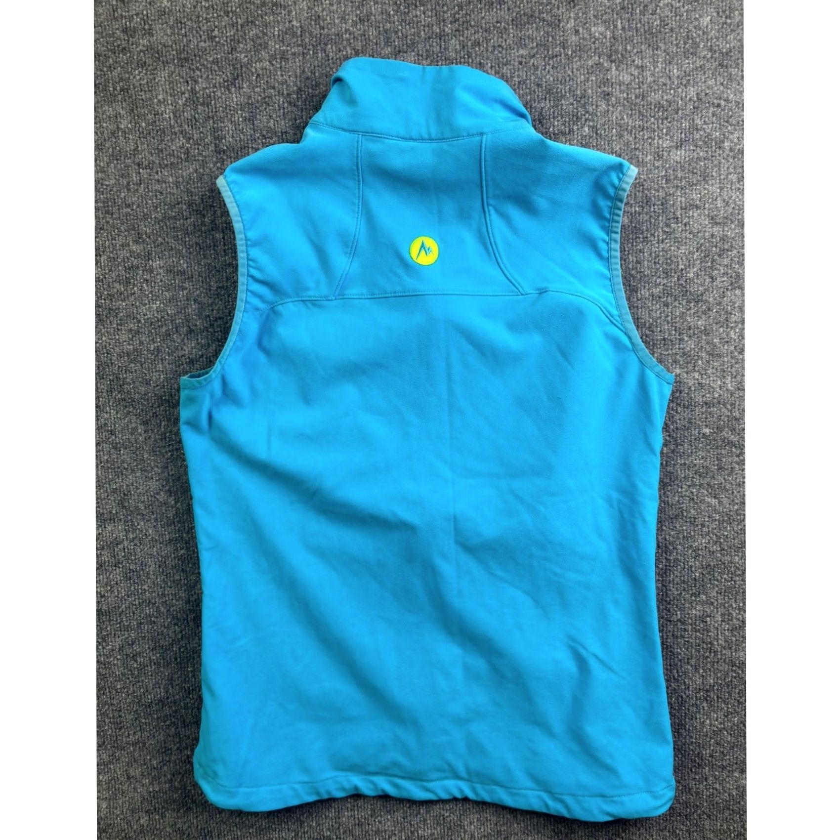 Marmot Marmot Softshell Vest Womens Medium Blue Full Zip Sleeveless Athletic CC-394 Size M / US 6-8 / IT 42-44 - 6 Thumbnail