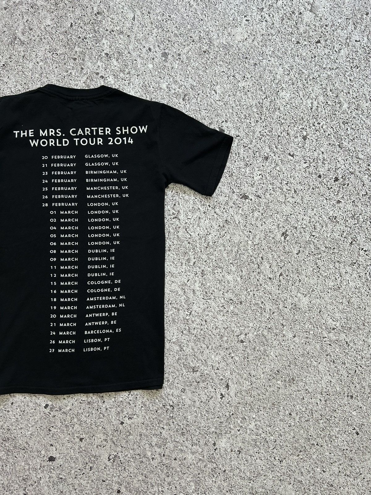 Band Tees × Beyonce Beyoncé the MRS Carter Show World Tour 2014 T-Shirt Y2K Hype Size US XS / EU 42 / 0 - 8 Thumbnail