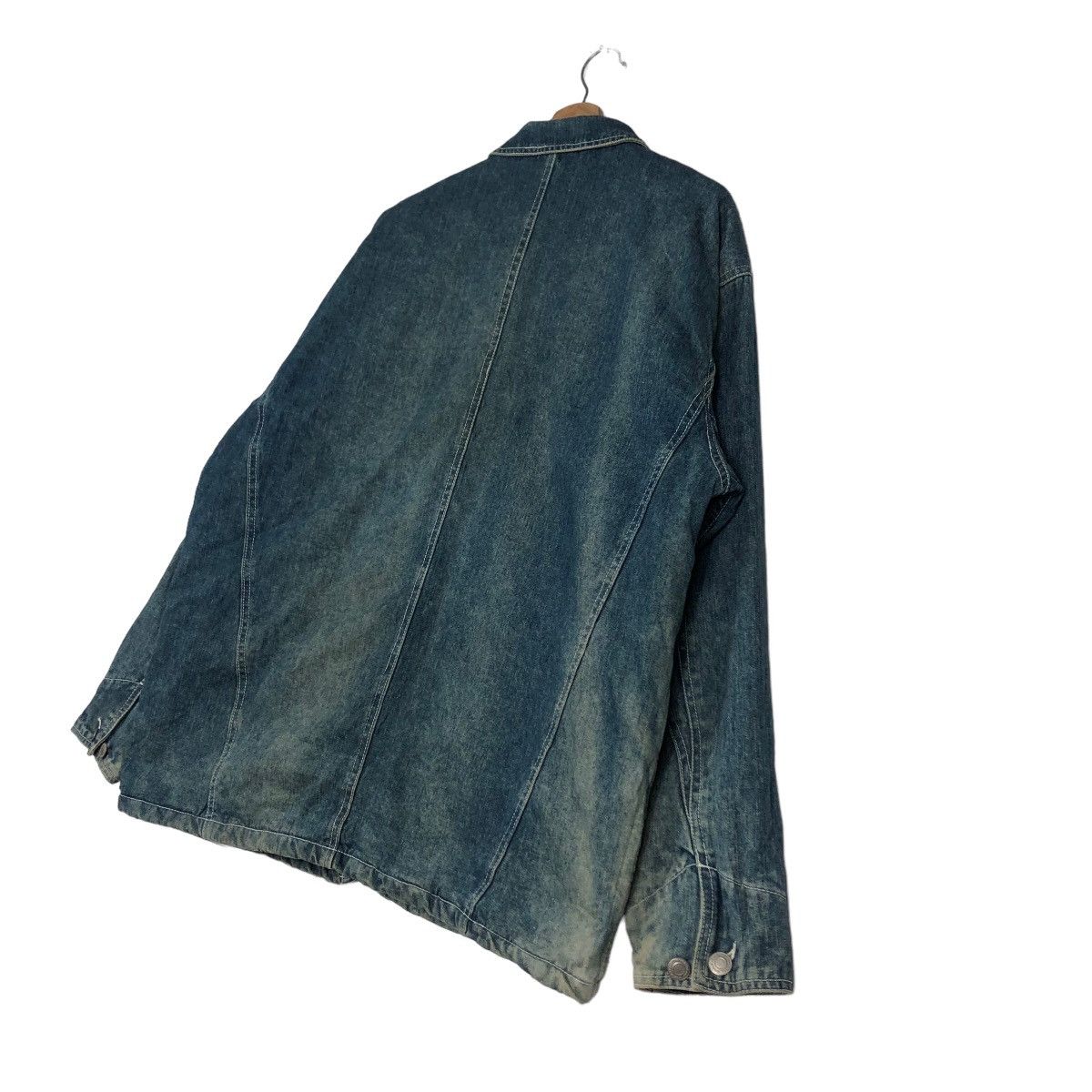 Vintage 🔥Vintage Denim Chore Jacket Multi Pocket Greeman Co. Japan Size US L / EU 52-54 / 3 - 10 Thumbnail