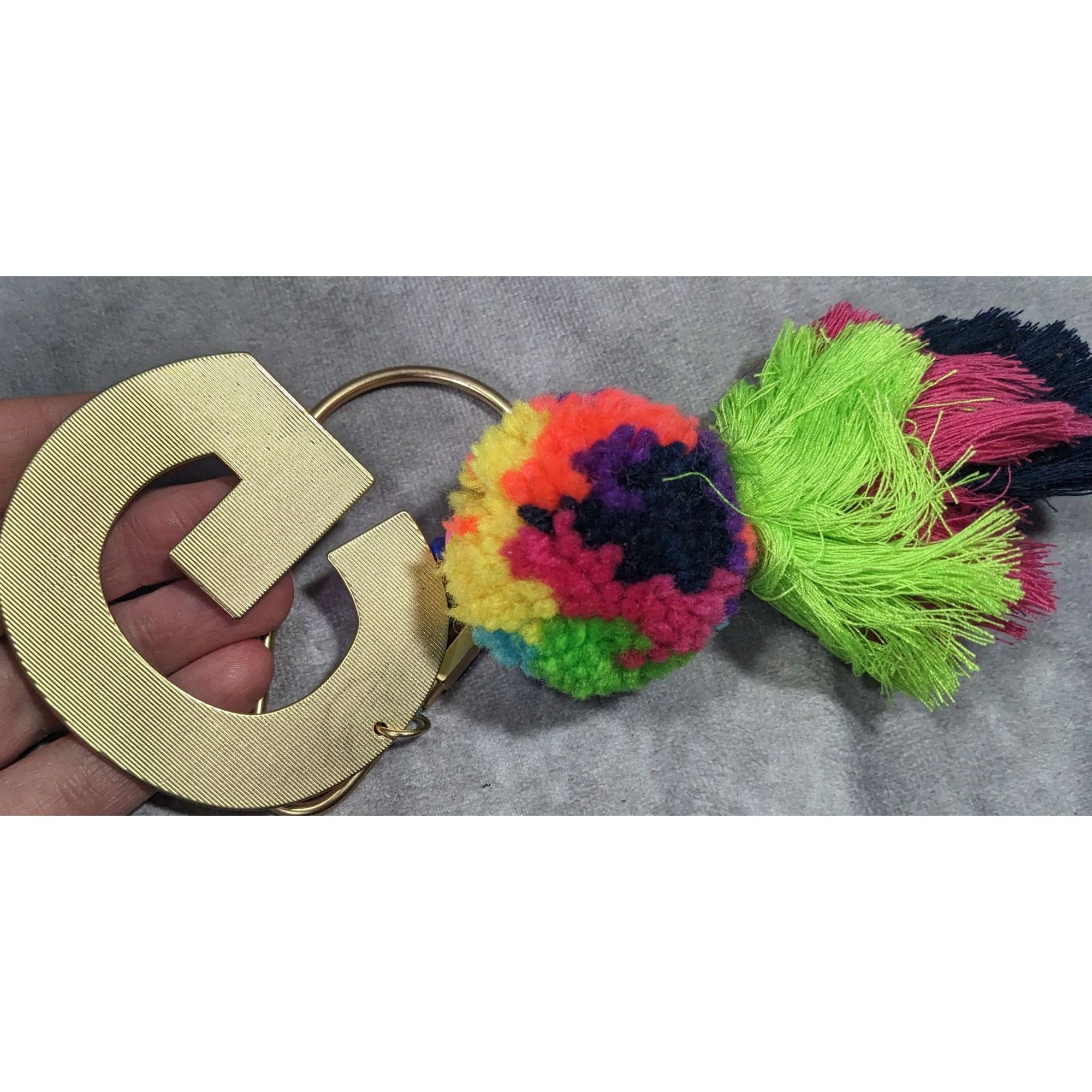 Other Jane Marie G Initial Rainbow Keychain With Pompom Tassel Size ONE SIZE - 10 Thumbnail