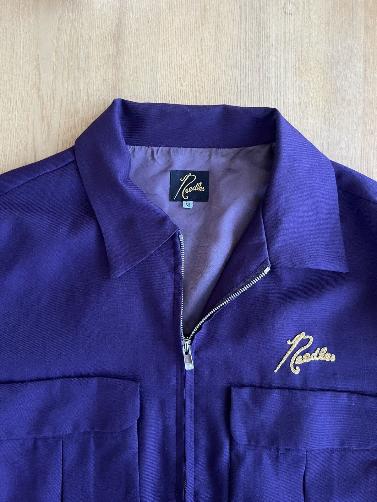 Needles Needles - Sport Jacket Gabardine Purple Size US M / EU 48-50 / 2 - 3 Thumbnail