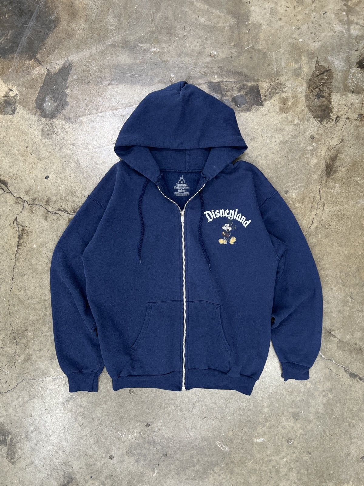 Disney Vintage Disneyland Mickey Mouse Full Zip Hoodie Medium Size US M / EU 48-50 / 2 - 5 Thumbnail