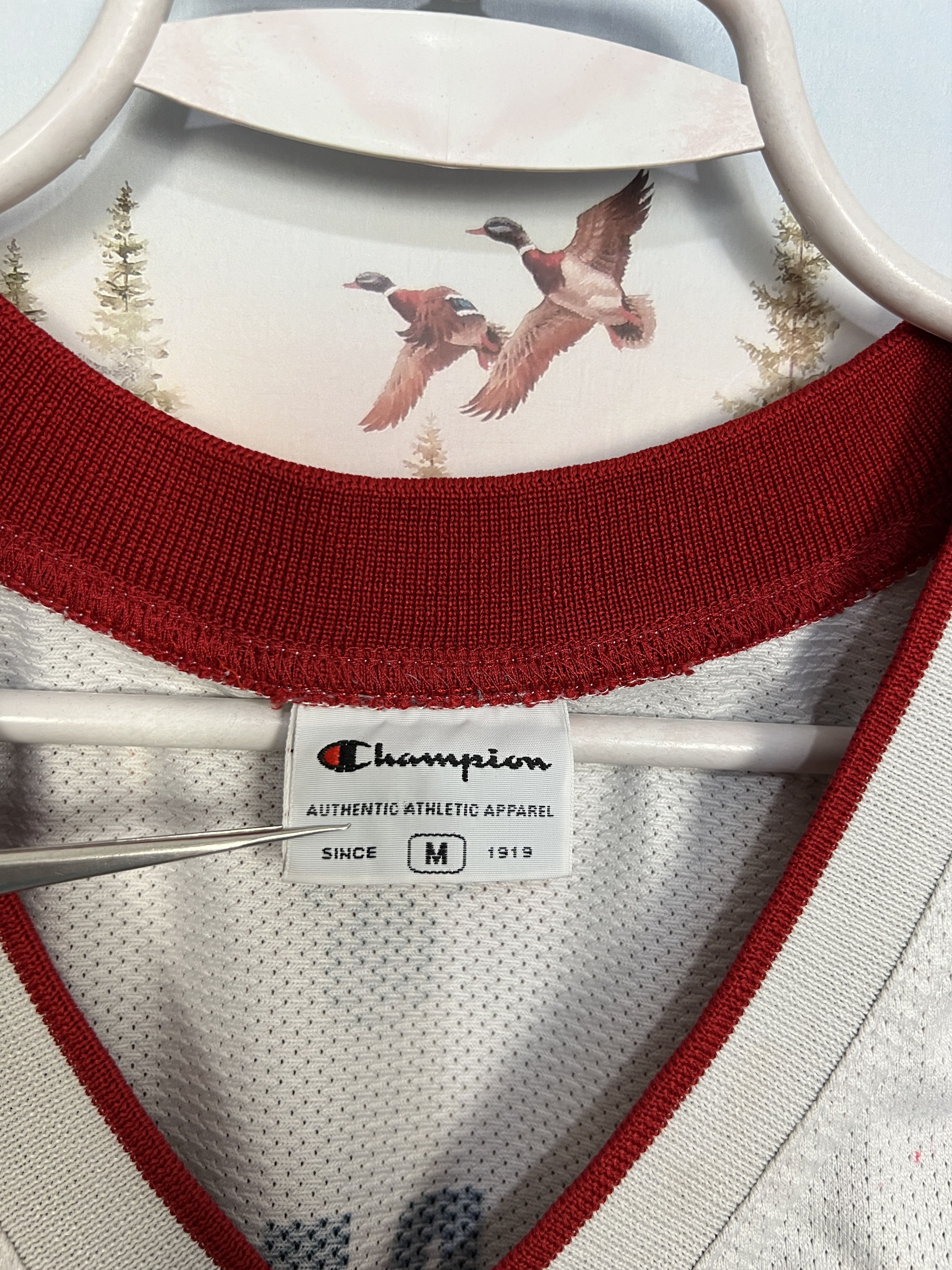 Vintage 90's Champion Toronto Raptors Calderon NBA Jersey