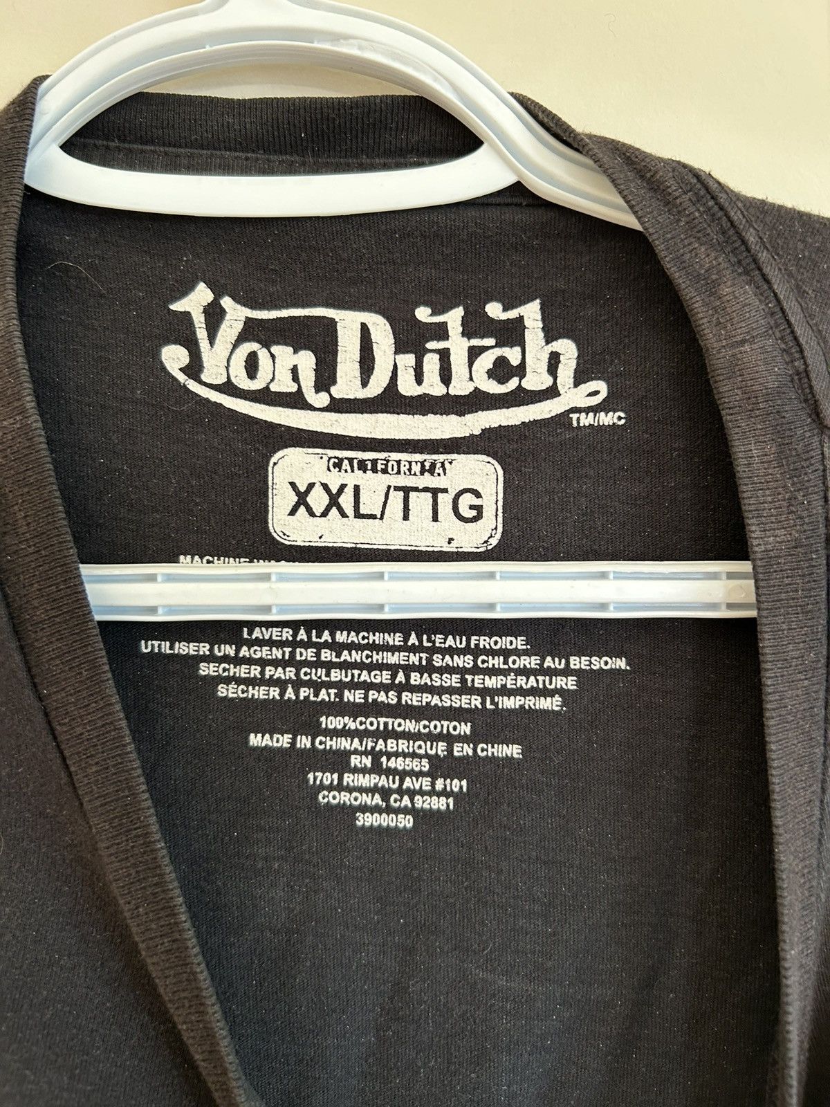 Vintage × Von Dutch Vintage von Dutch spell out tee Size US XXL / EU 58 / 5 - 3 Thumbnail