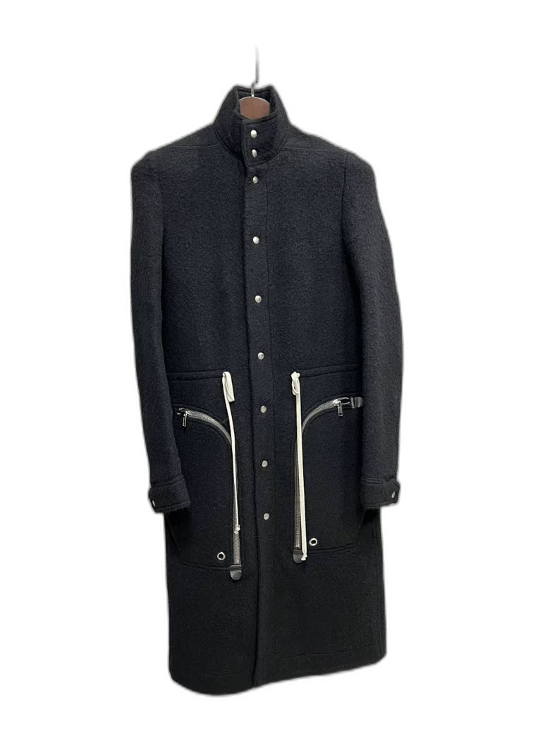 Rick Owens Rick Owens Wool Coat in Black Size US M / EU 48-50 / 2 - 1 Thumbnail