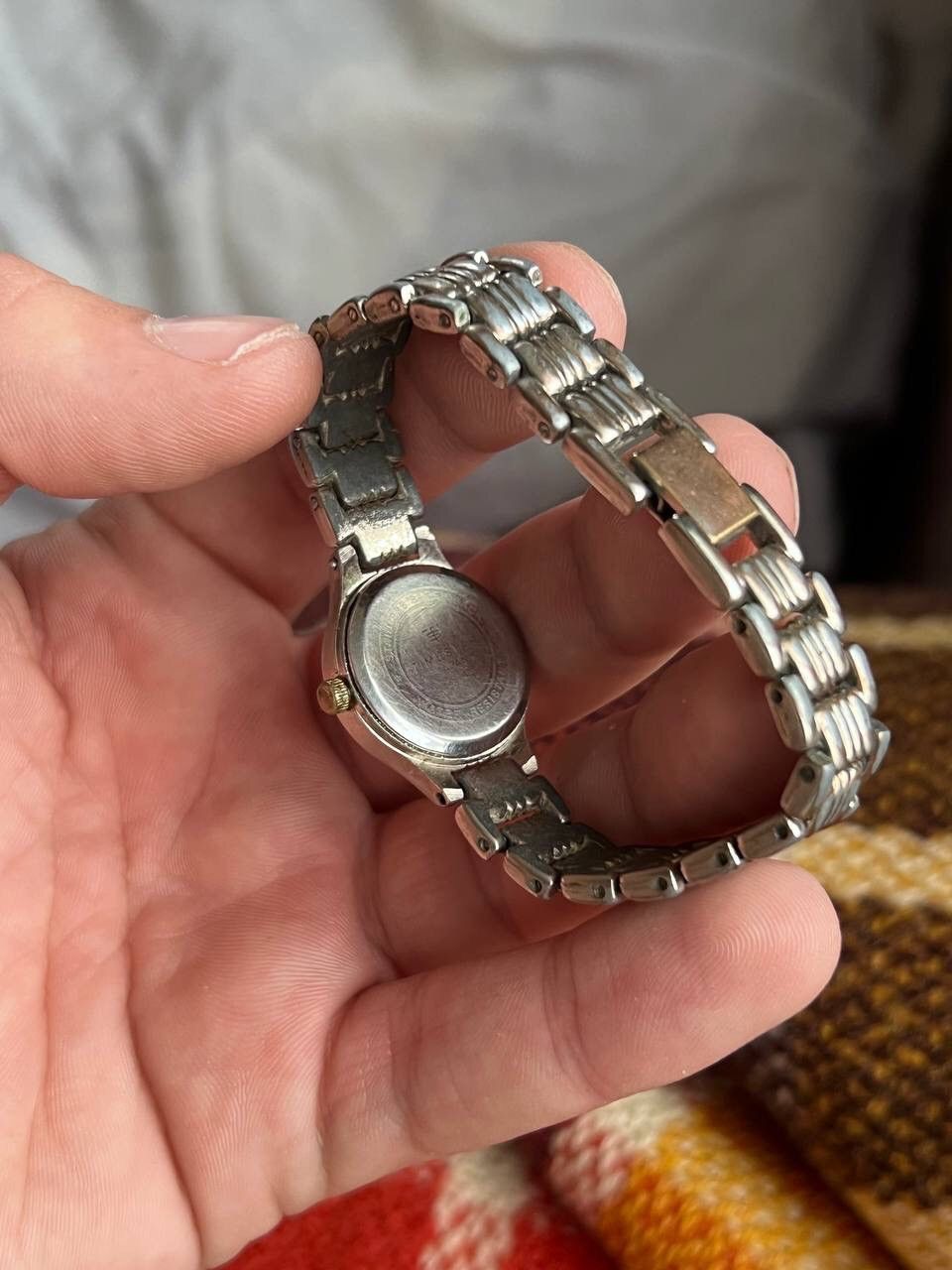Japanese Brand × Vintage Vintage Japanese style futuristic Watch Black Link 1990s Size ONE SIZE - 4 Thumbnail