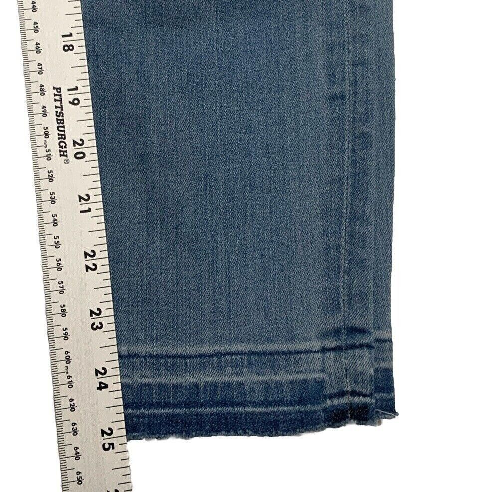 J.Crew J. Crew Women's Jeans Sz 27 Blue Light Wash Skinny Crop Size 27" / US 4 / IT 40 - 6 Thumbnail