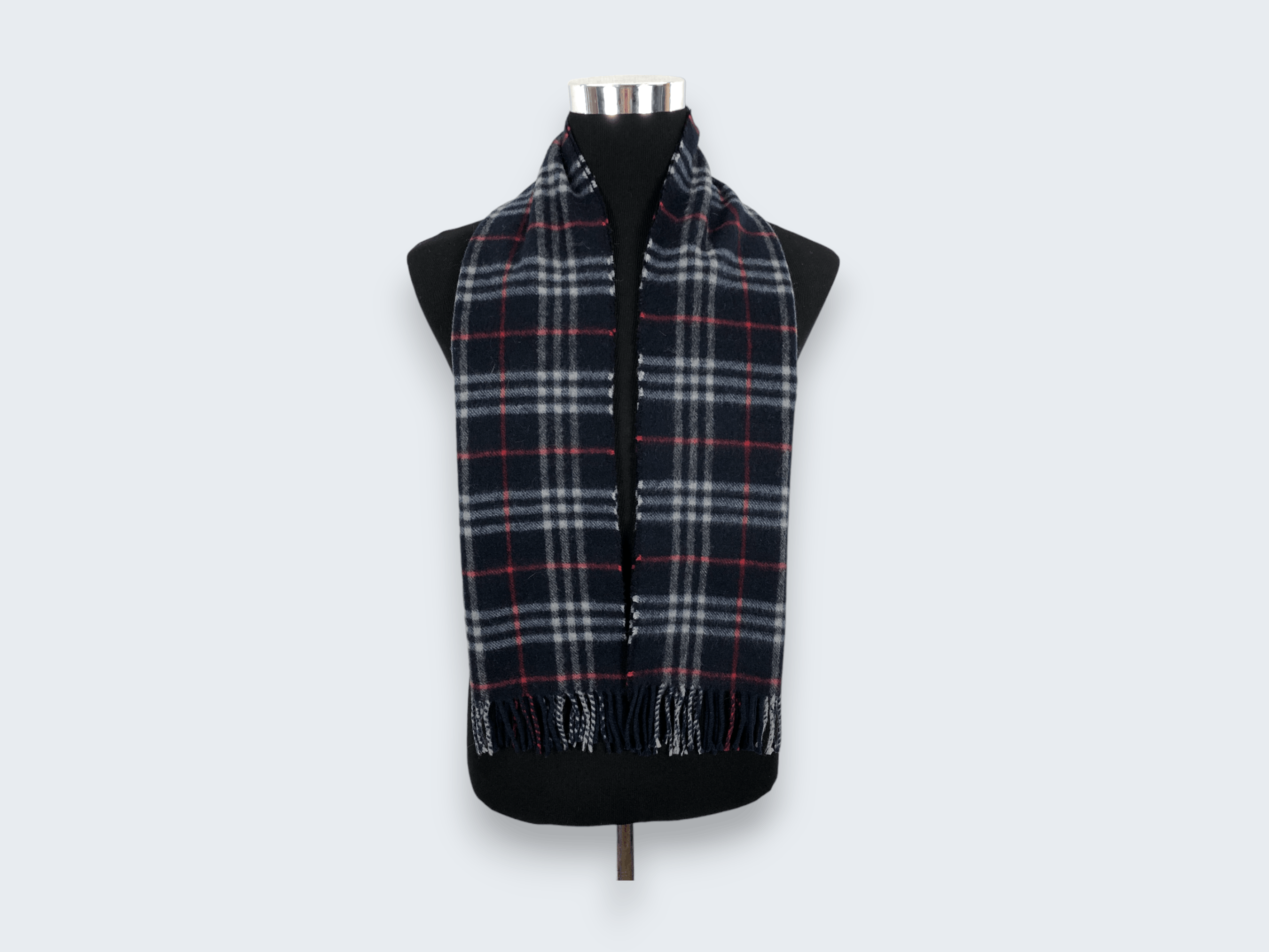 Burberry × Vintage Vintage Burberry Scarf Muffler MF049 Size ONE SIZE - 1 Thumbnail