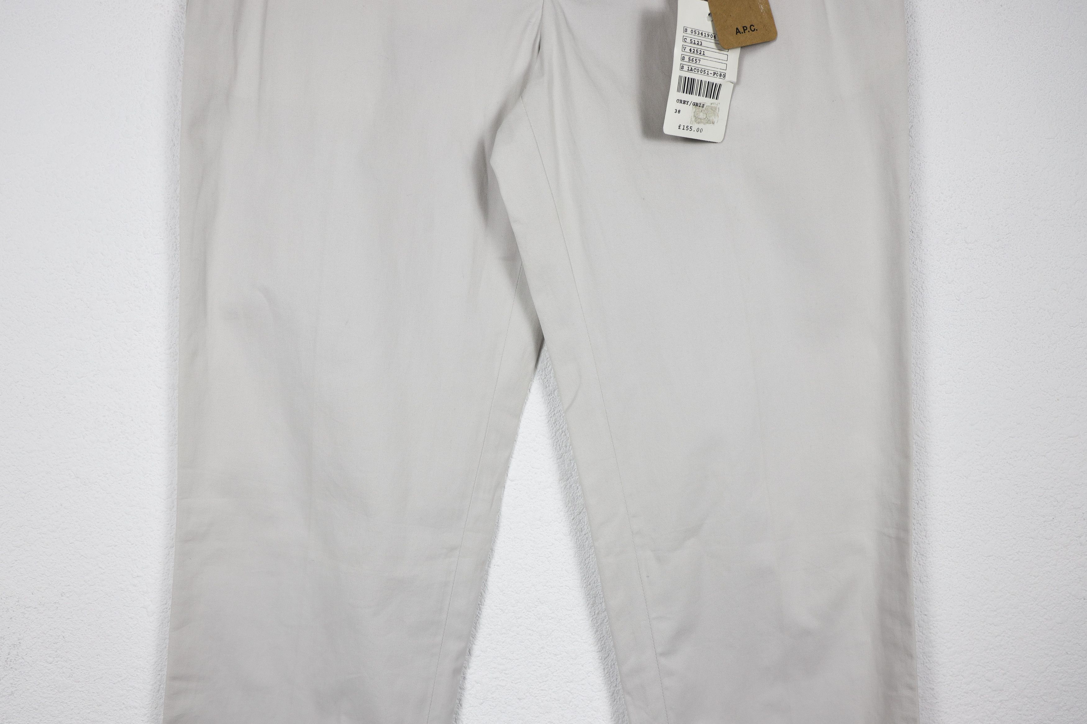 A.P.C. Womens A.P.C. Gray Chino Pants Trousers 38 size Y2K Size 27" / US 4 / IT 40 - 3 Thumbnail