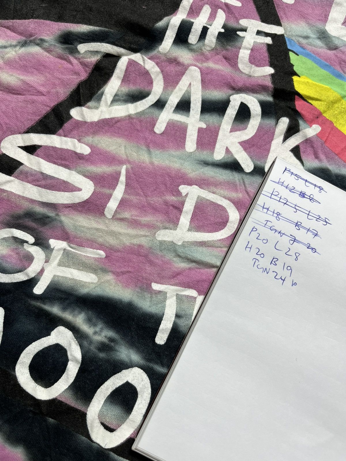 Pink Floyd 🔥Pink Floyd Bleach Tye Dye Long Sleeve Tee Size US M / EU 48-50 / 2 - 5 Thumbnail