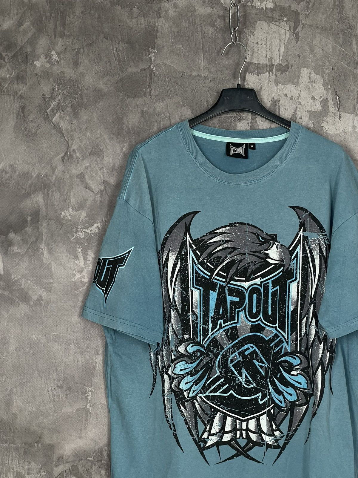 Affliction × Tapout × Vintage Crazy Vintage Y2K Affliction Style Tapout Grunge T Shirt Size US XL / EU 56 / 4 - 3 Thumbnail