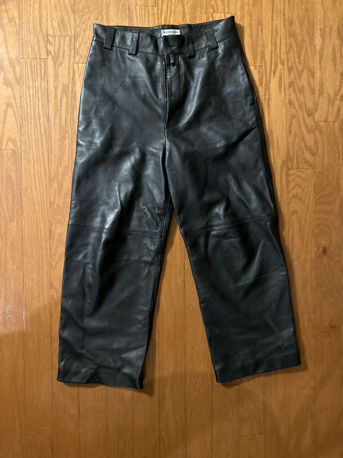 Balenciaga Balenciaga 2023 Baggy Leather Pants (SOLD) | Grailed