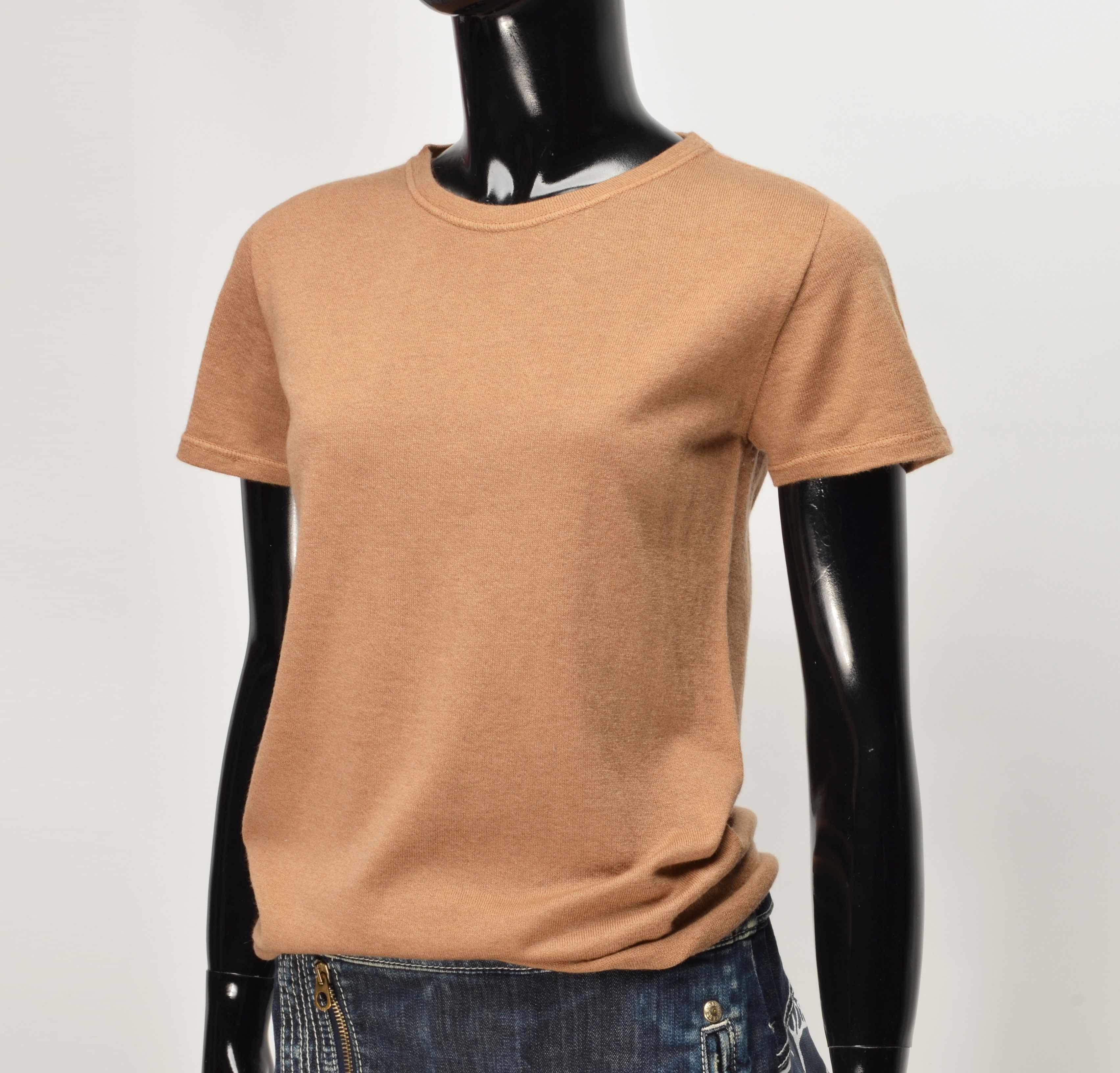 MAJESTIC FILATURES Majestic Filatures Deluxe Teeshirt 100% Cashmere Soft Tee Size S / US 4 / IT 40 - 2 Thumbnail