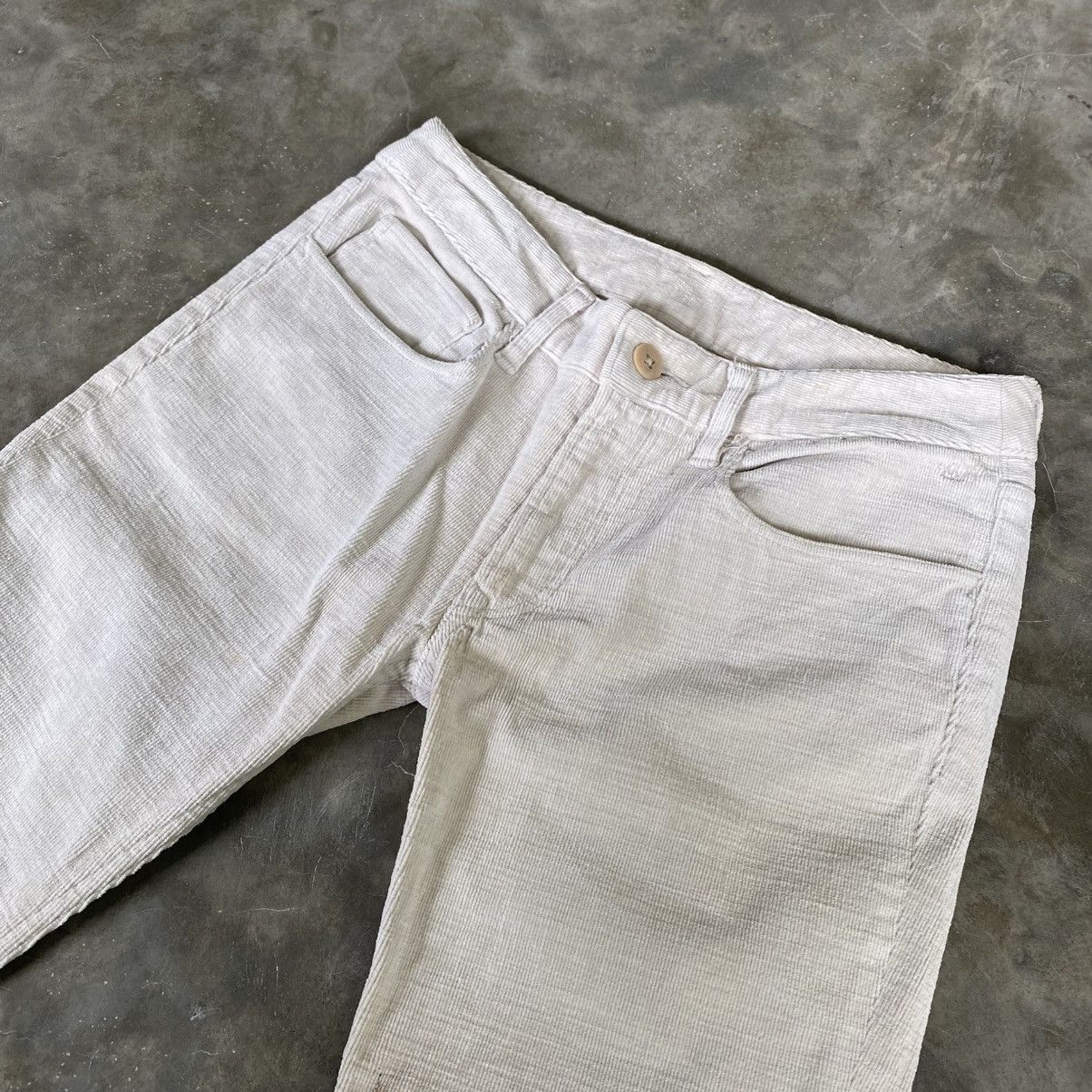 45rpm 2000s 45rpm Slim Fit Corduroy Pants Size US 27 - 2 Thumbnail