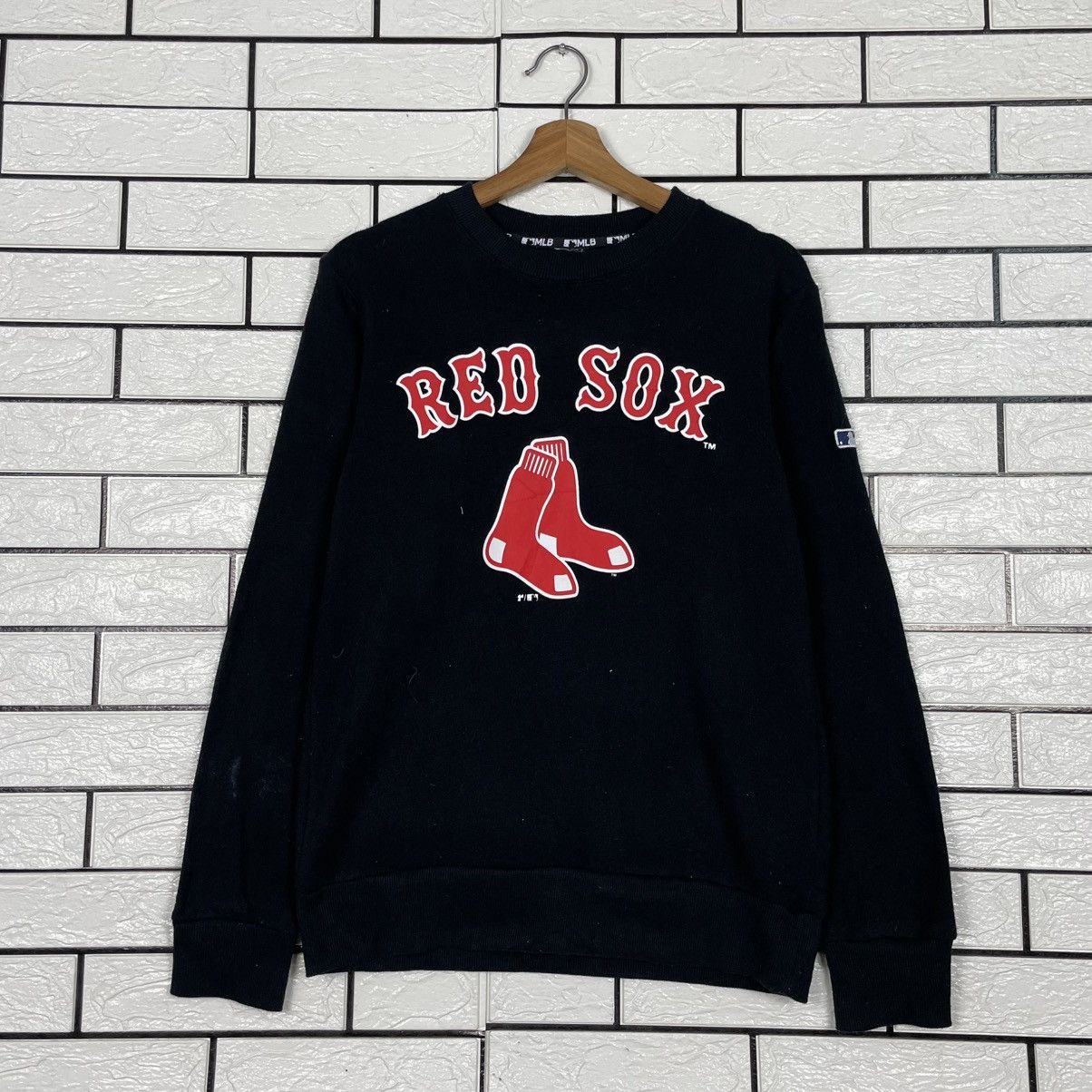 MLB Mlb Red Sox Big Logo Sweatshirt Size US S / EU 44-46 / 1 - 1 Thumbnail