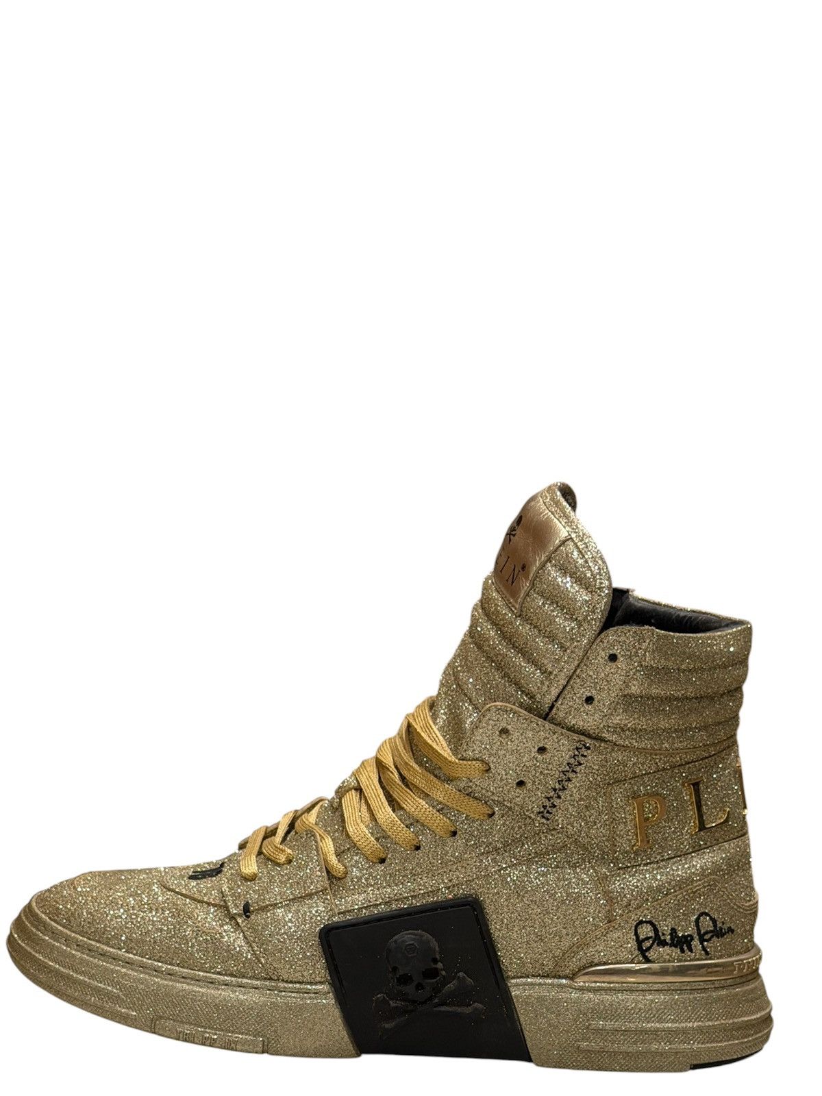 Philipp Plein Philipp Plein Rare ‘Money Kick$’ Hi-Top Size US 11 / EU 44 - 1 Thumbnail