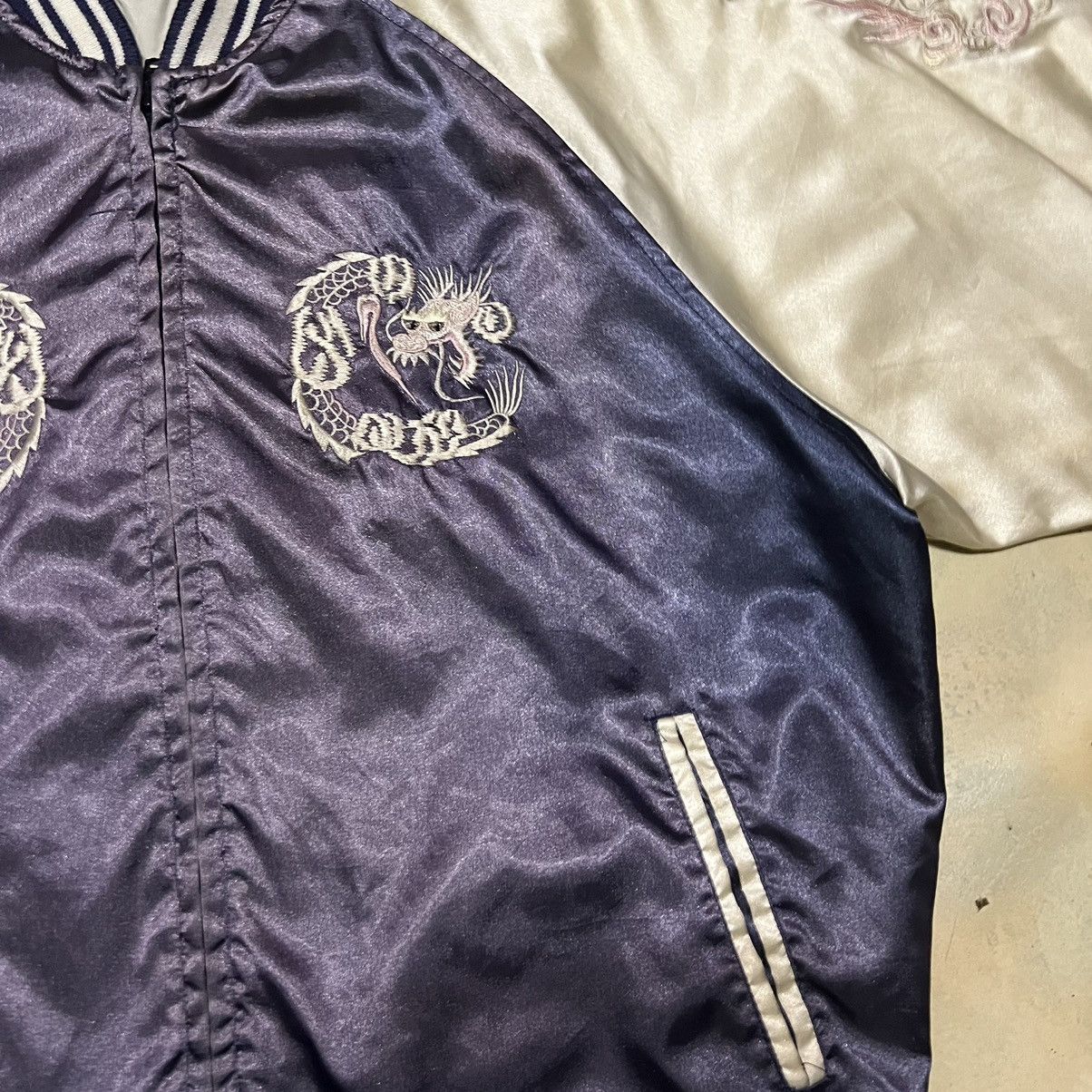 Japanese Brand Sukajan Big Logo Bomber Style Jacket Size US L / EU 52-54 / 3 - 15 Thumbnail