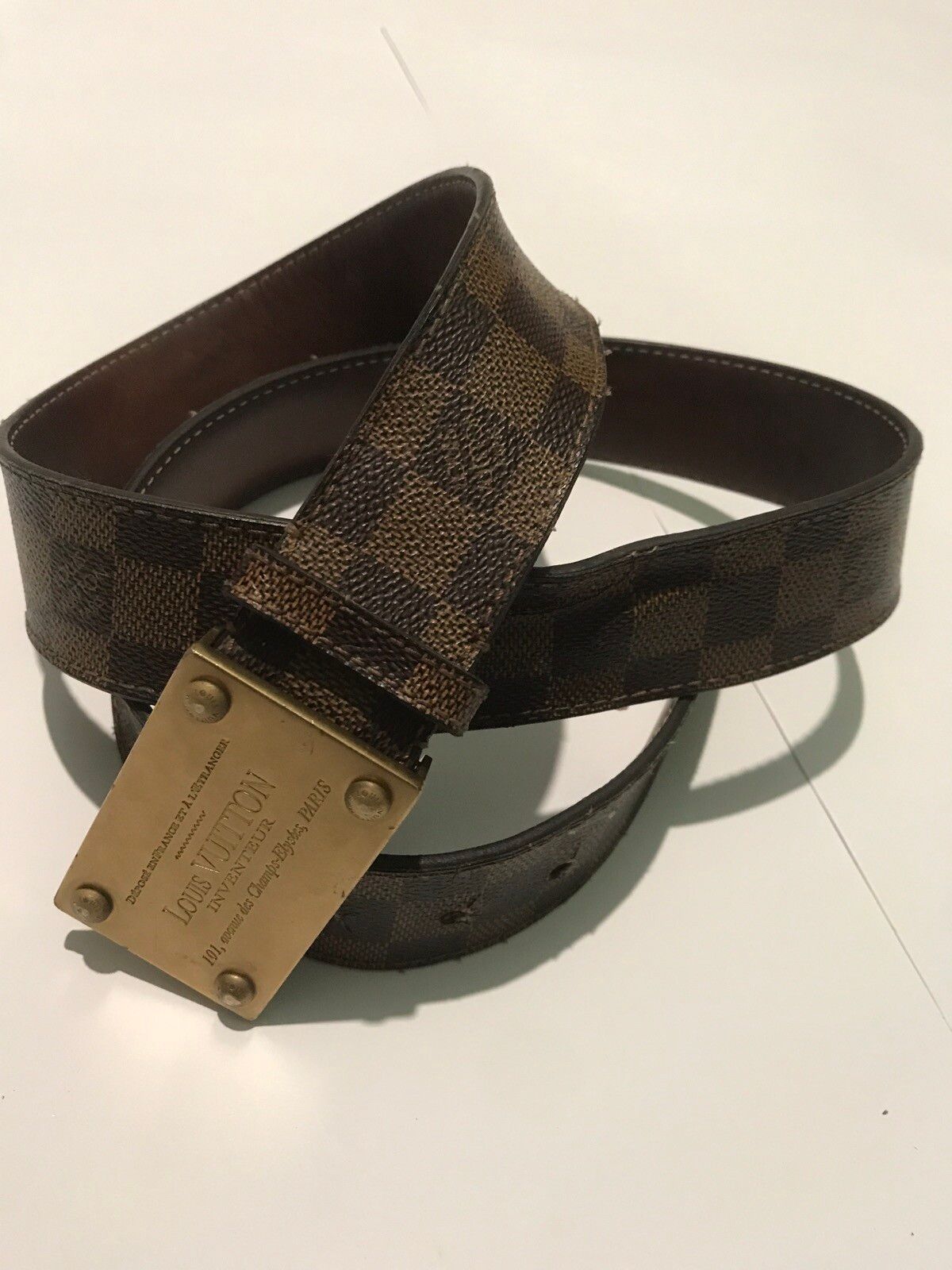 Louis Vuitton Neo Inventeur Reversible 40mm Belt Damier Ebene