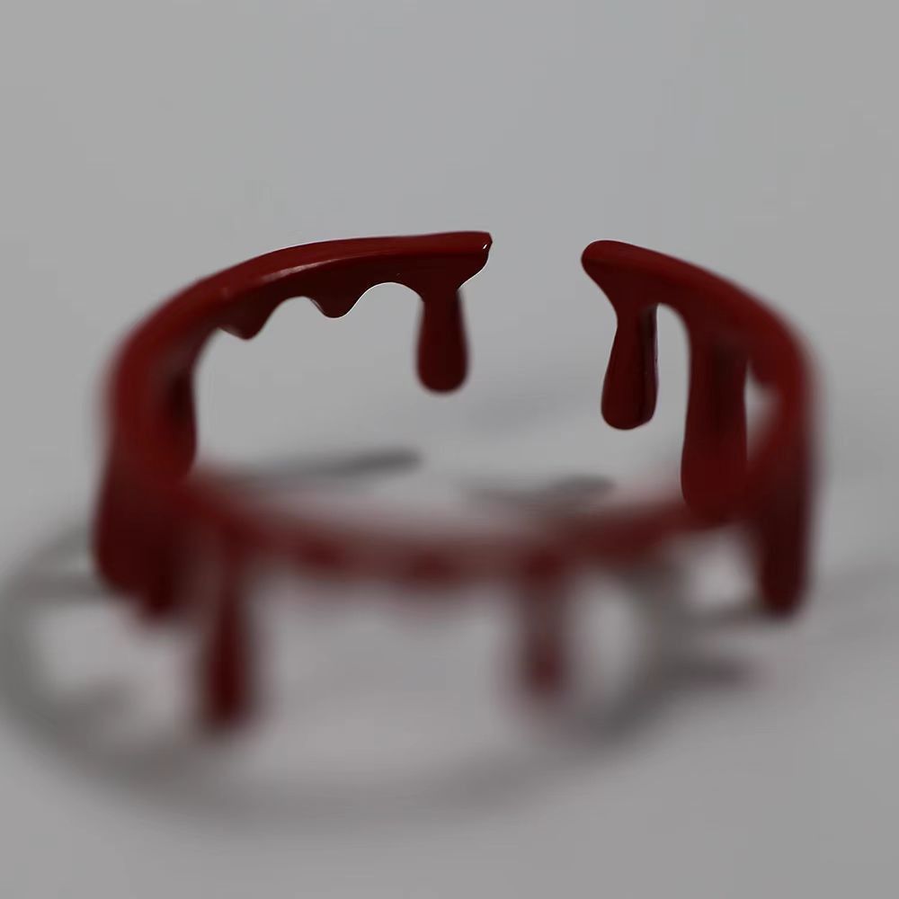 Jewelry Dark Jewelry Rings Open Size Chrome Ring (Size 7-13) Size ONE SIZE - 3 Thumbnail
