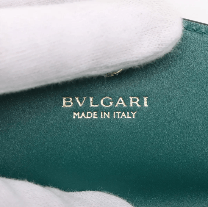 Bvlgari Serpenti Leather Compact Wallet Green x Purple Size ONE SIZE - 6 Thumbnail