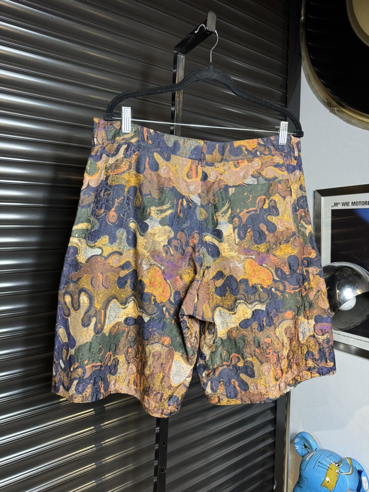 Dior Dior x Peter Doig Runway Monogram Oblique Silk Shorts - 52 Size US 36 / EU 52 - 6 Thumbnail