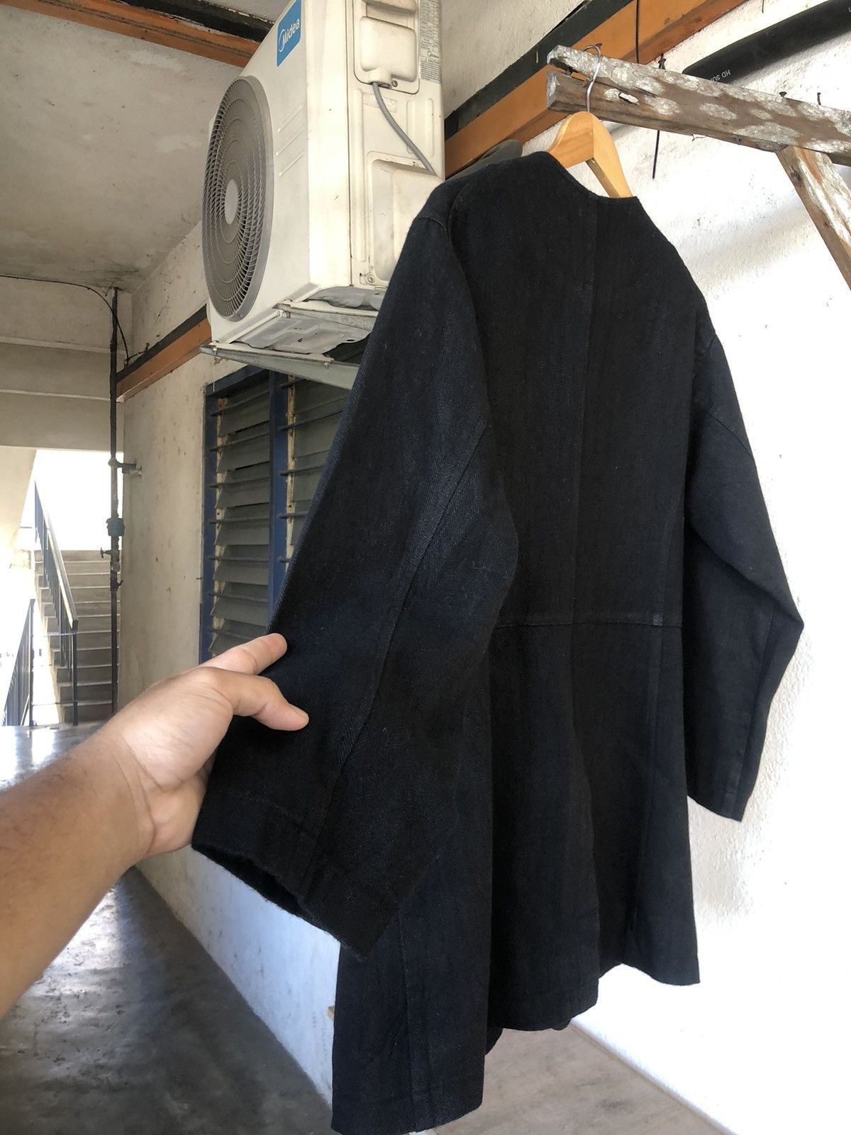 Issey Miyake Issey Miyake Plantation Wool Multi Button Blazer Jacket Size L / US 10 / IT 46 - 11 Thumbnail