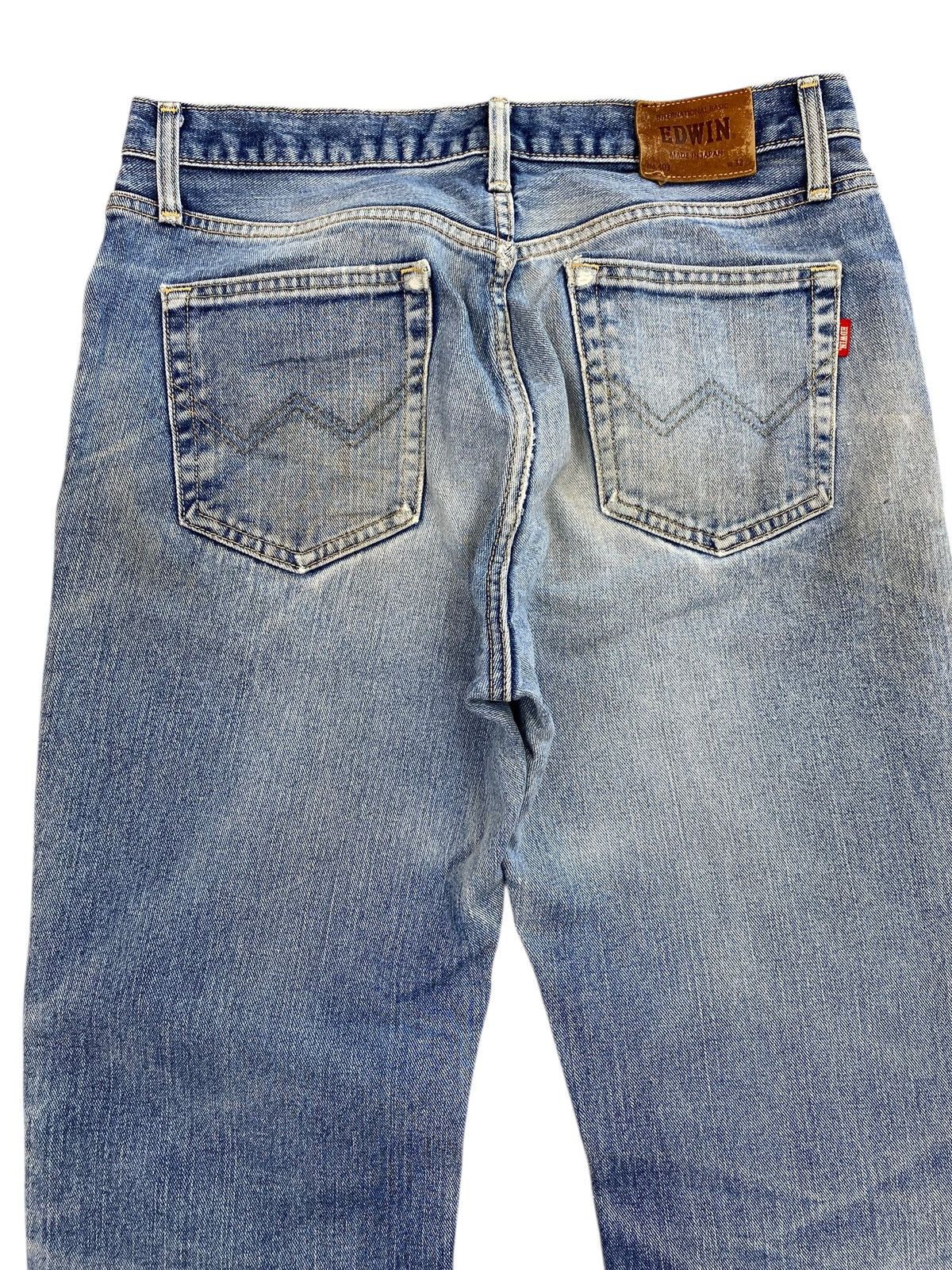 Edwin Edwin Faded Wash Ripped Style Loose Jeans Size US 32 / EU 48 - 4 Thumbnail
