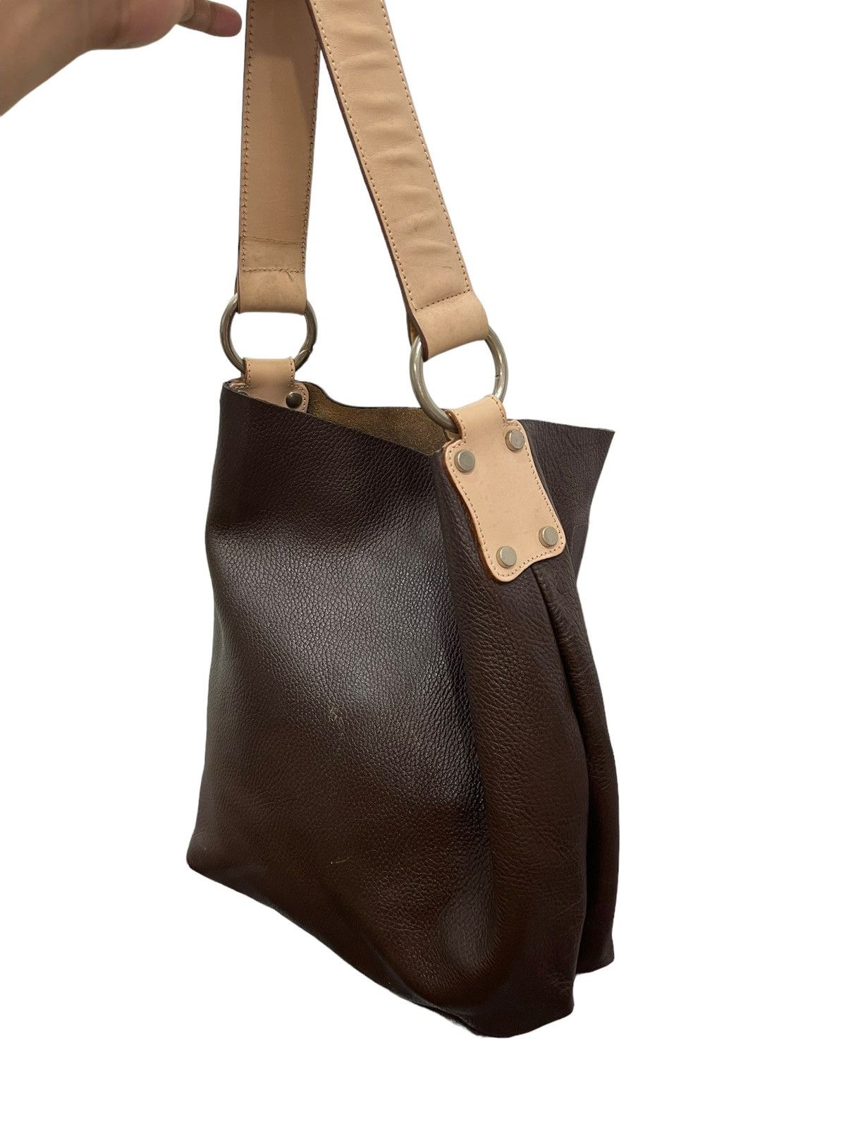 Genuine Leather Full Leather En Quete Italy Shoulder Bag 3🟩 Size ONE SIZE - 3 Thumbnail