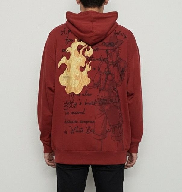 One Piece One Piece Sweater Full Print Knitwear Hoodie 5L Size US XXL / EU 58 / 5 - 1 Thumbnail