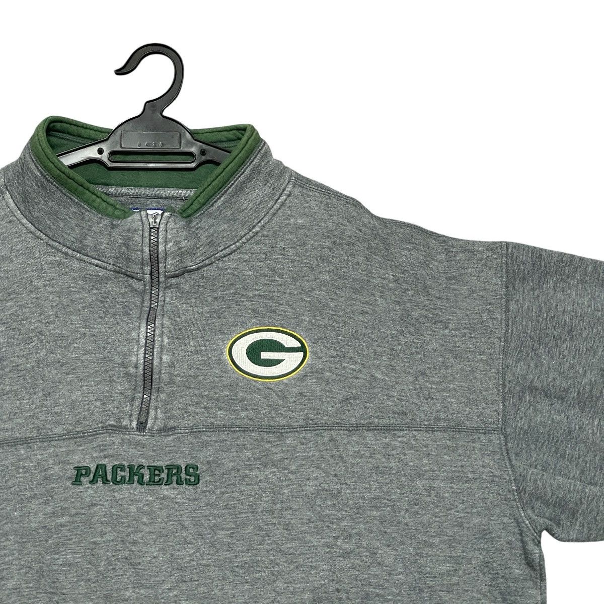 NFL Vintage 90s Green Bay Packers Game Day Half Zip Sweatshirts Size US XL / EU 56 / 4 - 2 Thumbnail