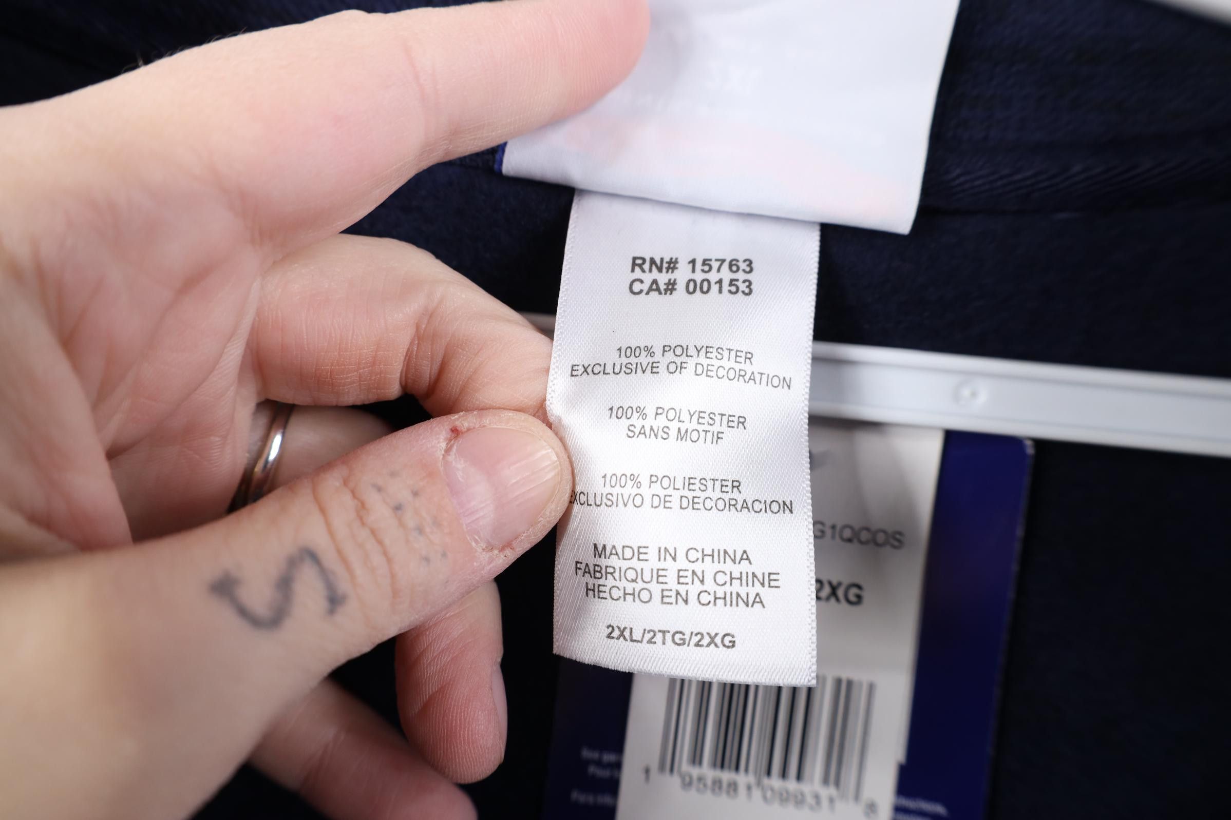 Champion Deadstock Y2K Champion University Knit 1/4 Zip Sweater Blue Size US XXL / EU 58 / 5 - 11 Thumbnail