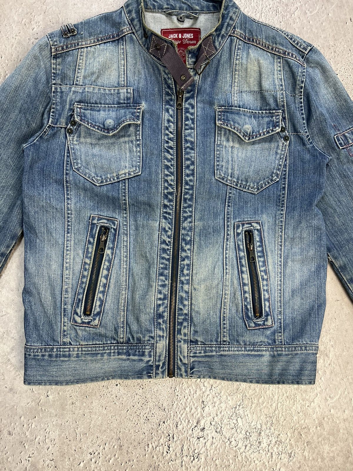 Diesel × Vintage SALE💣💣 Vintage Diesel distressed denim jeans jacket size M Size US M / EU 48-50 / 2 - 6 Thumbnail