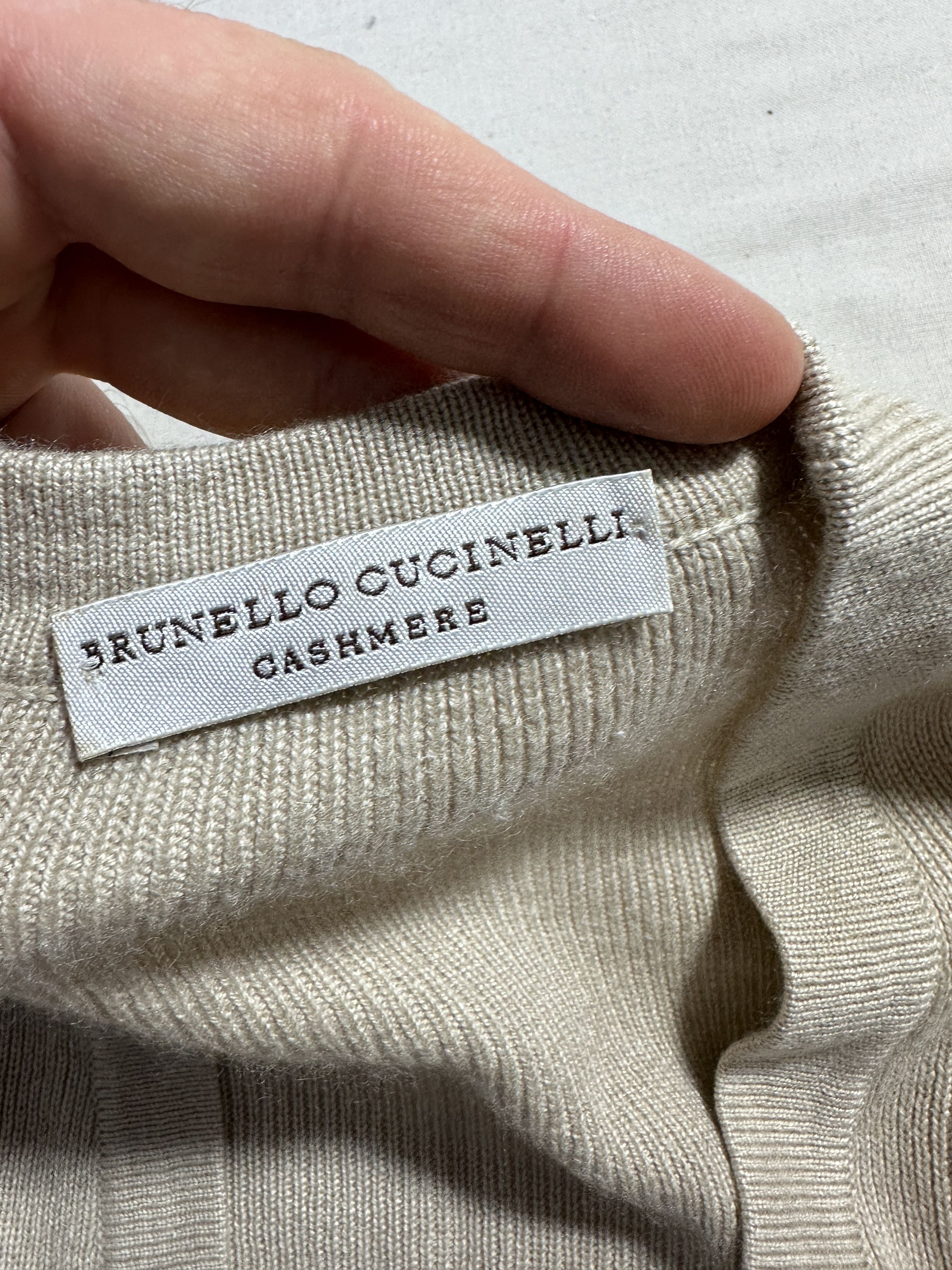 Brunello Cucinelli Brunello Cucinelli Cashmere Oversized Rib Sleeve Cardigan M Size M / US 6-8 / IT 42-44 - 2 Thumbnail