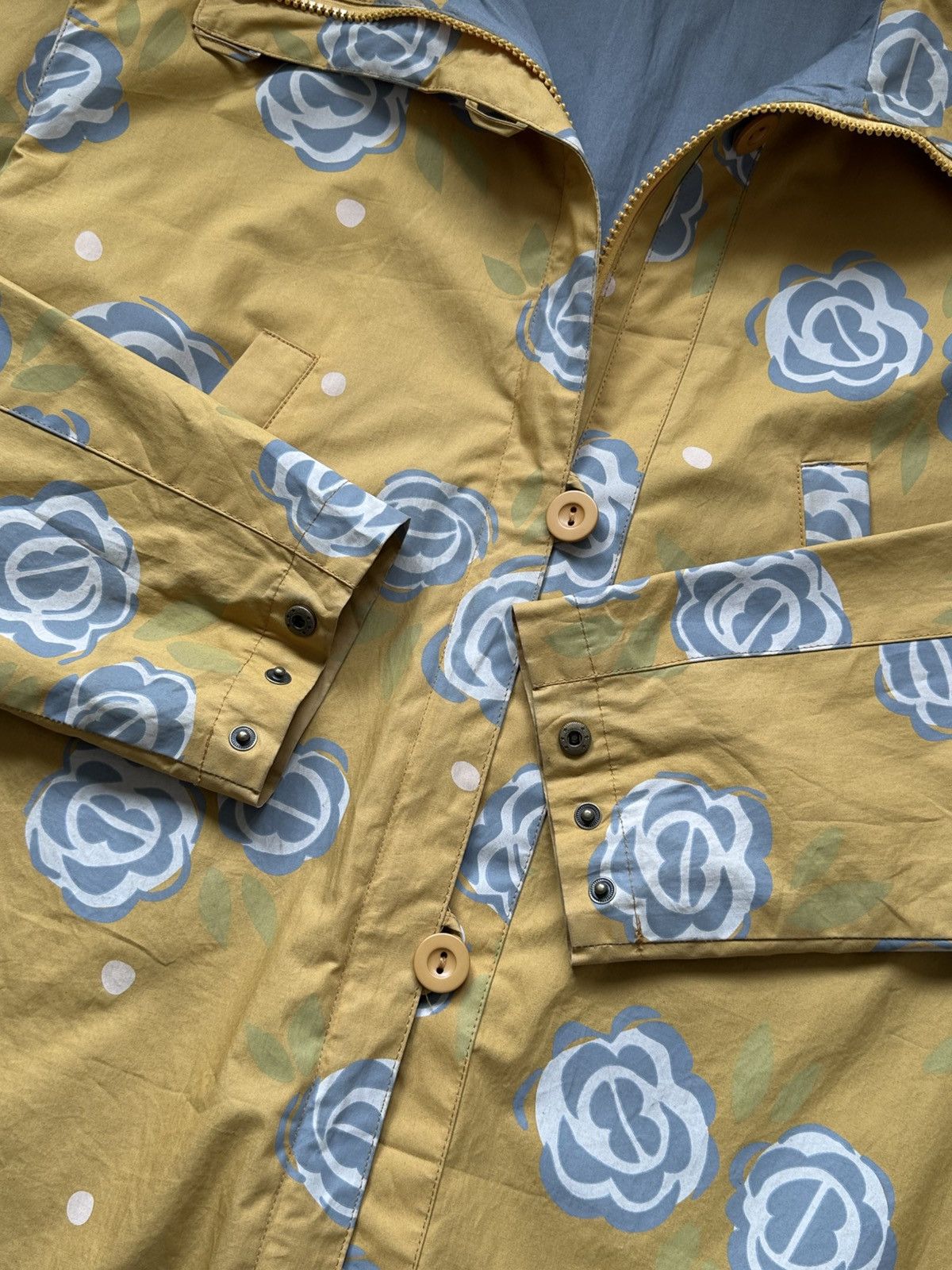 Gudrun Sjoden GUDRUN SJODEN Rain Coat Jacket Flowers Womens Size S / US 4 / IT 40 - 10 Thumbnail