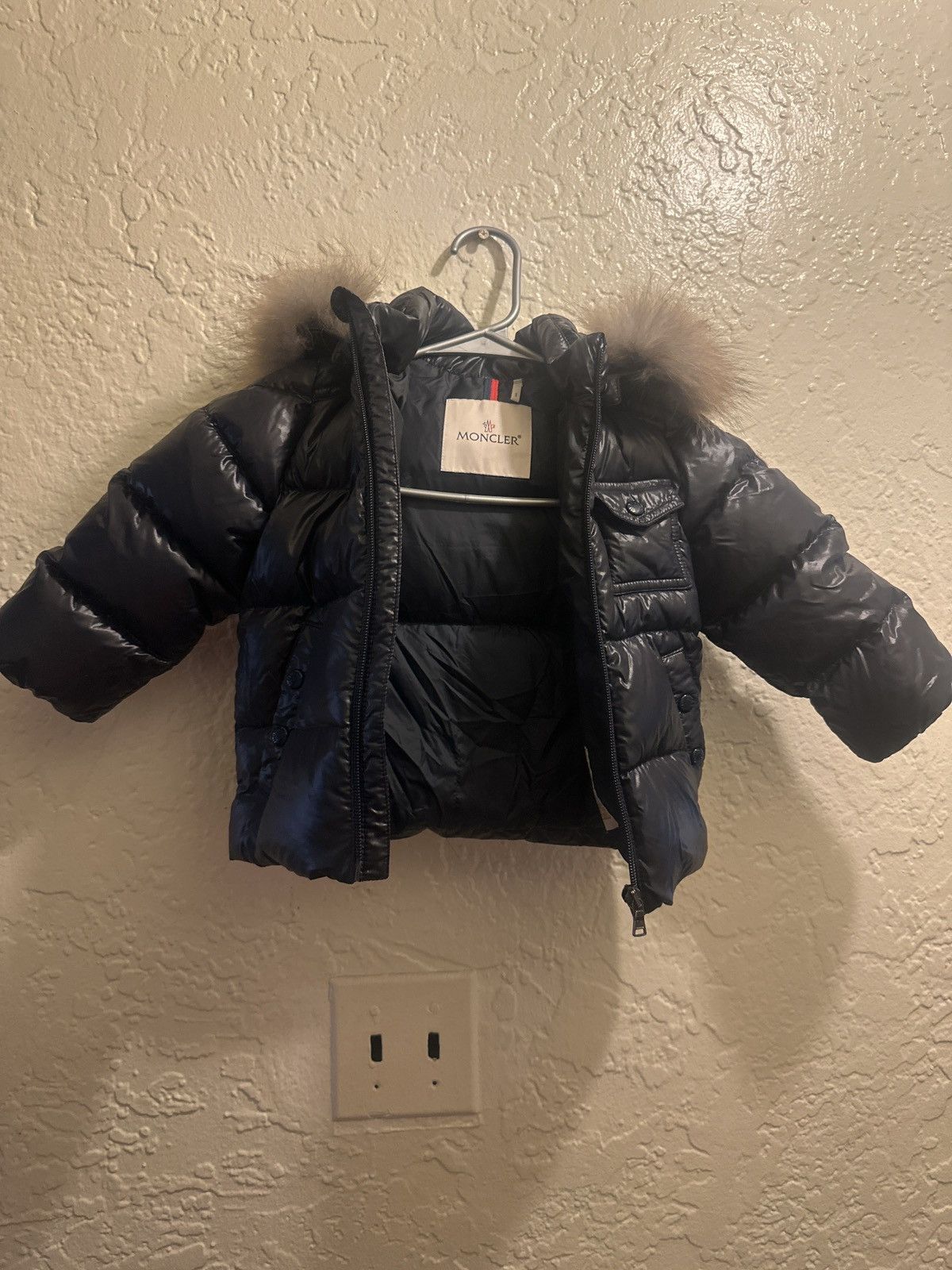 Moncler Kids K2 Hooded Faux Fur-Trimmed Down Jacket 18-24 Months Size XXS / US 00 / IT 34 - 5 Thumbnail