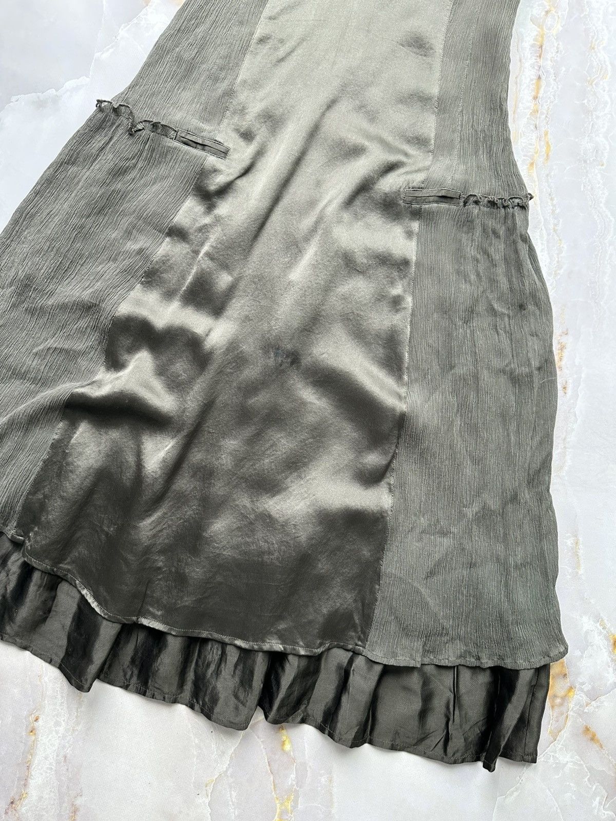 Vintage Silk Midi Dress
