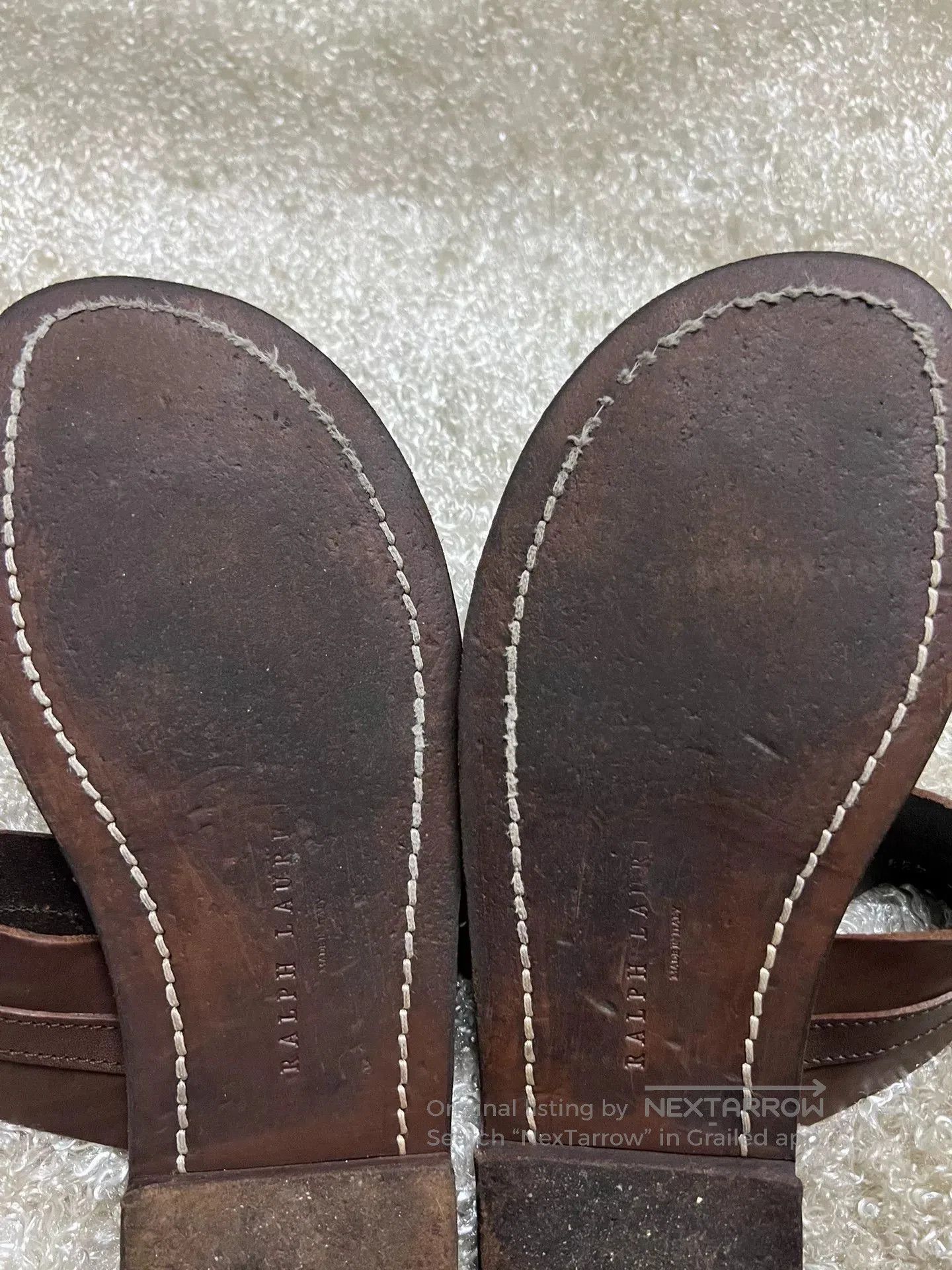 Other Ralph Lauren Men's Leather Slipper Sandals. Size US 10.5 / EU 43-44 - 7 Thumbnail