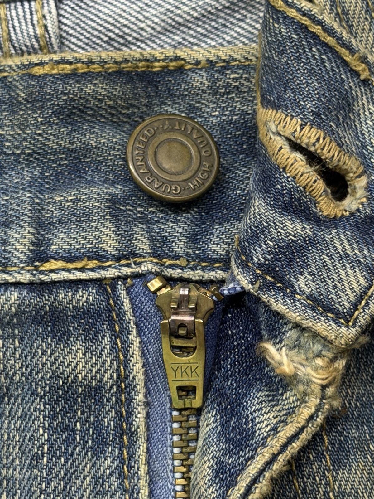 Japanese Brand Vintage 90s Halley Stone Japanese Denim Jeans |Fade Wash W30 Size US 30 / EU 46 - 8 Thumbnail