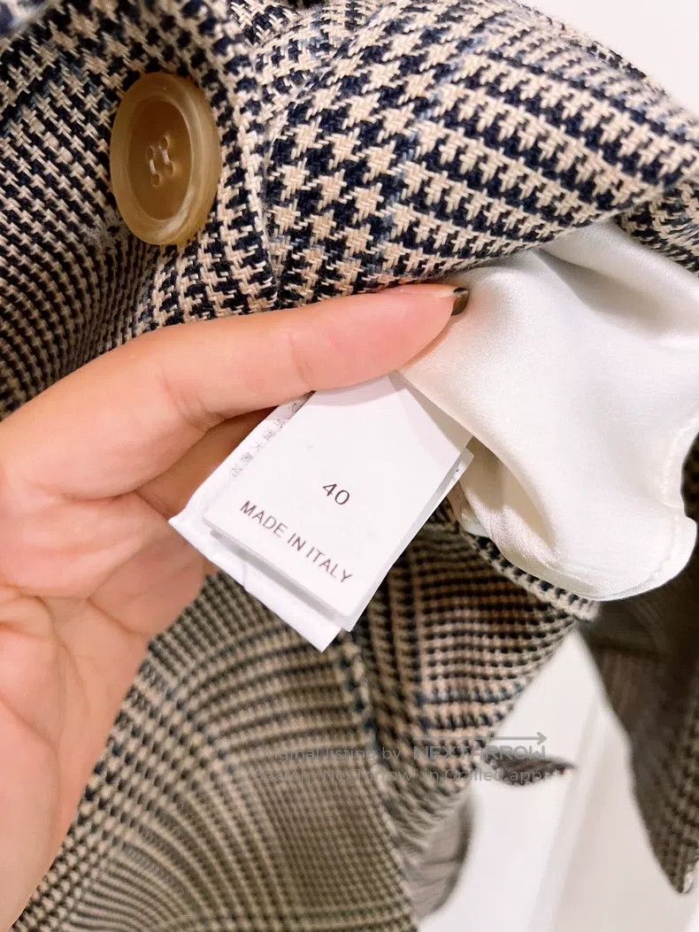 Brunello Cucinelli Brunello Cucinelli Plaid Linen Blazer Size XS / US 0-2 / IT 36-38 - 8 Thumbnail